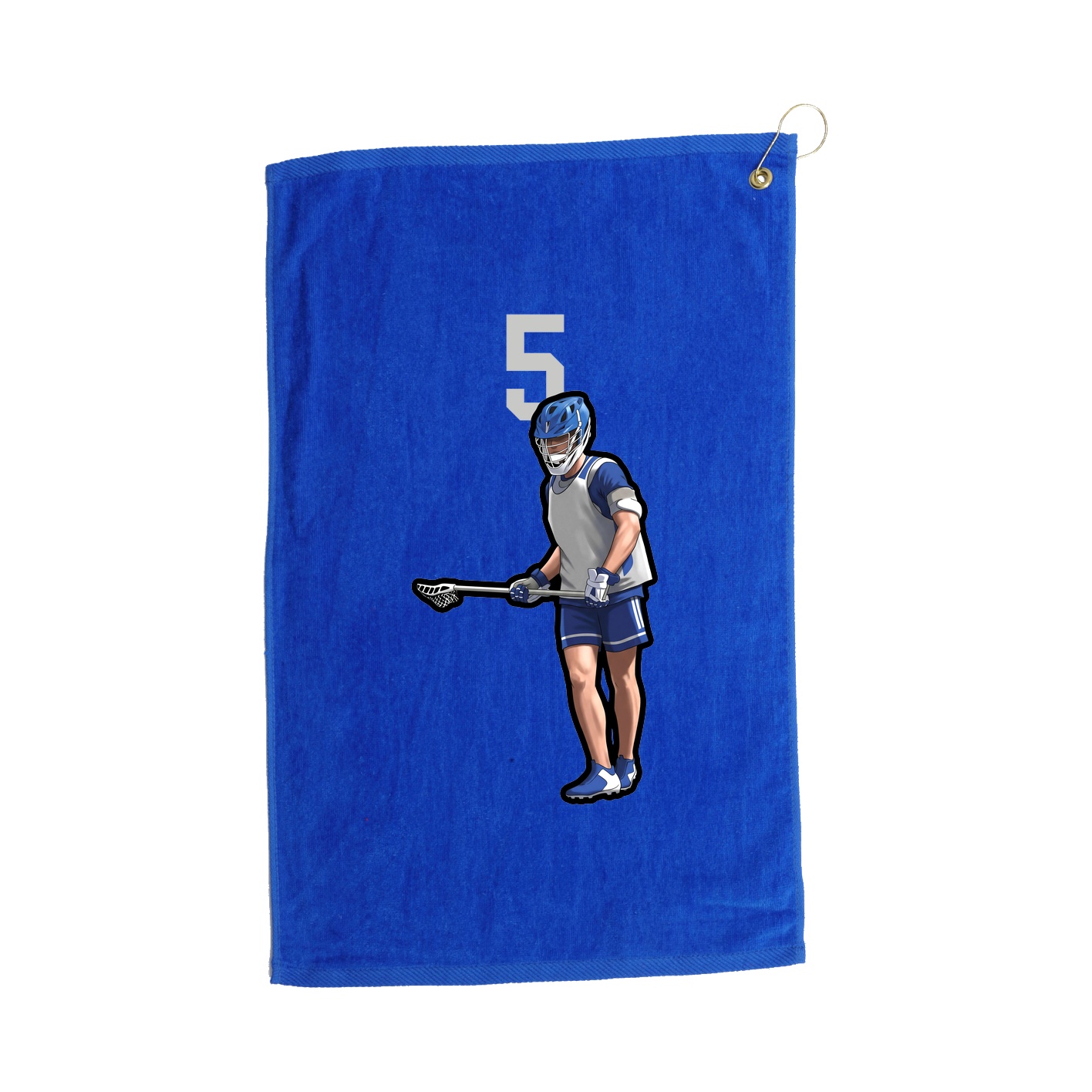 Golf Towel — Number Top in Royal