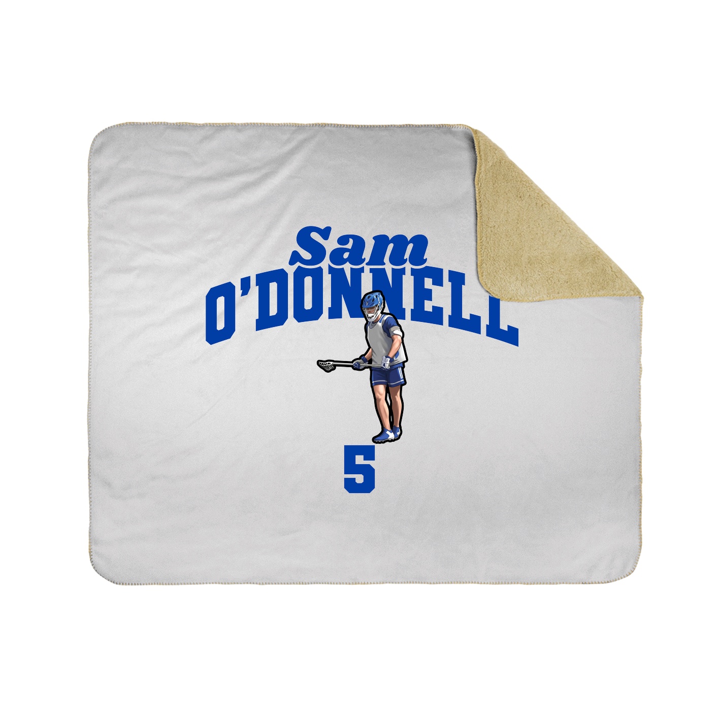 Throw Blanket — Signature Arch in White