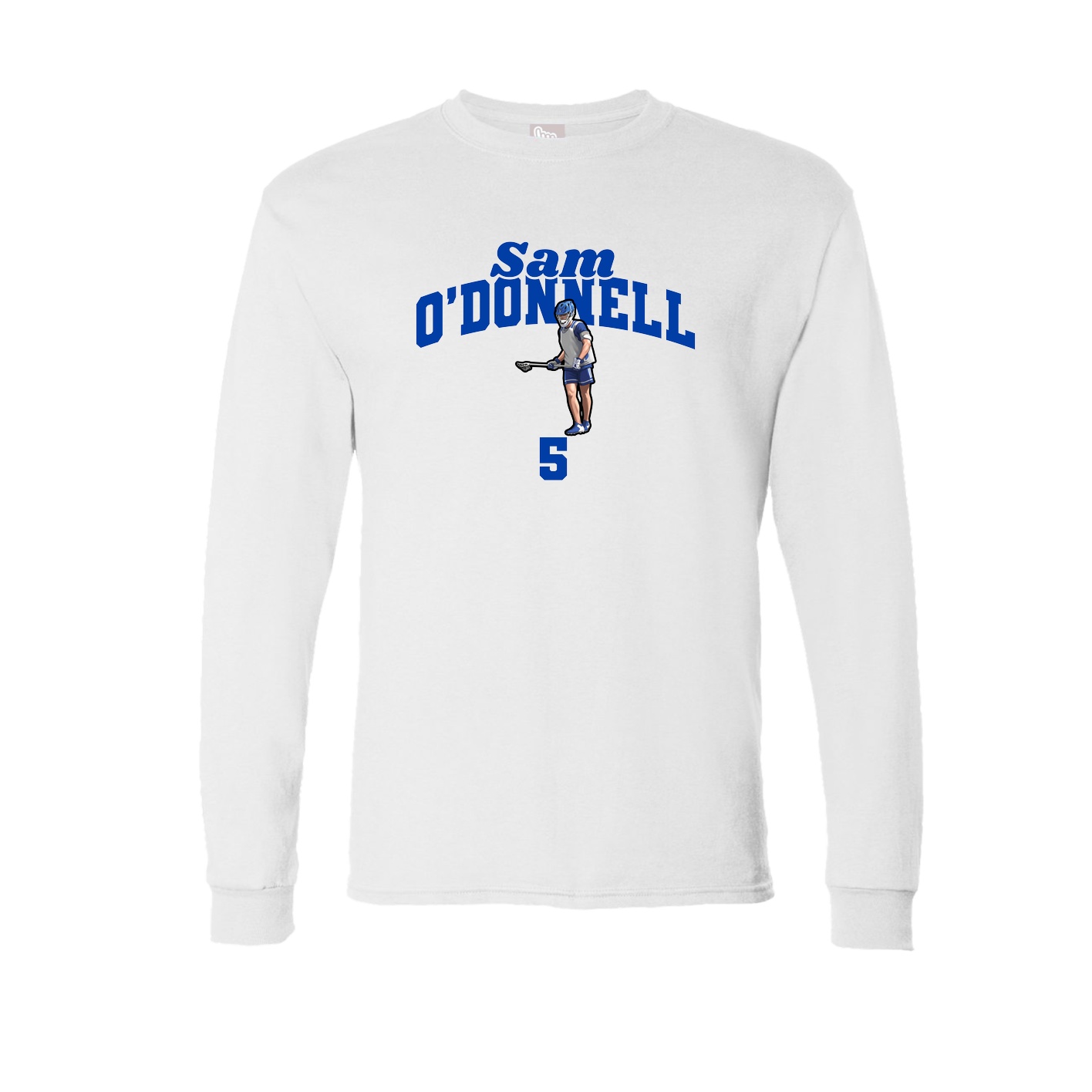 Long Sleeve Tee — Signature Arch in White