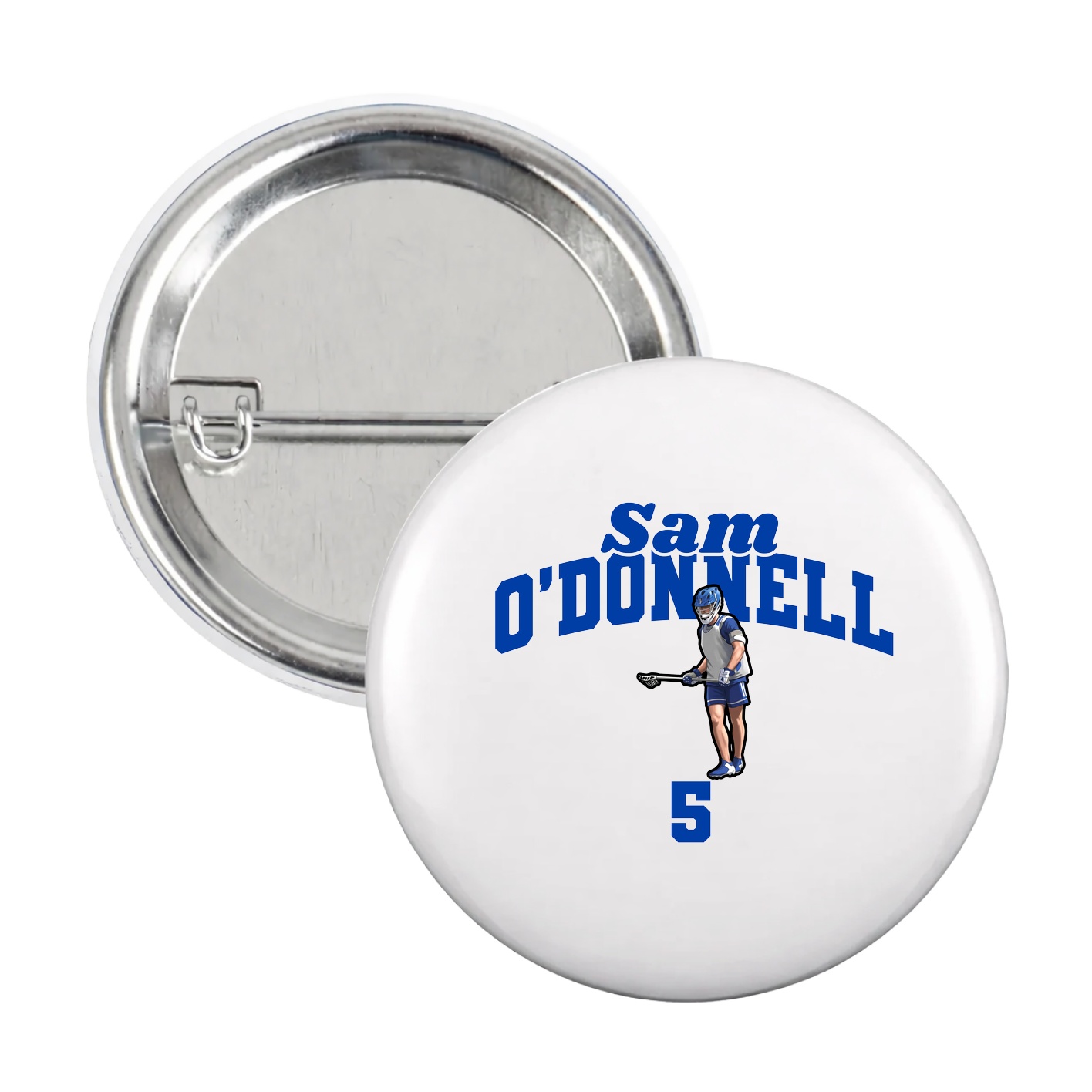 Game Day Button — Signature Arch in White
