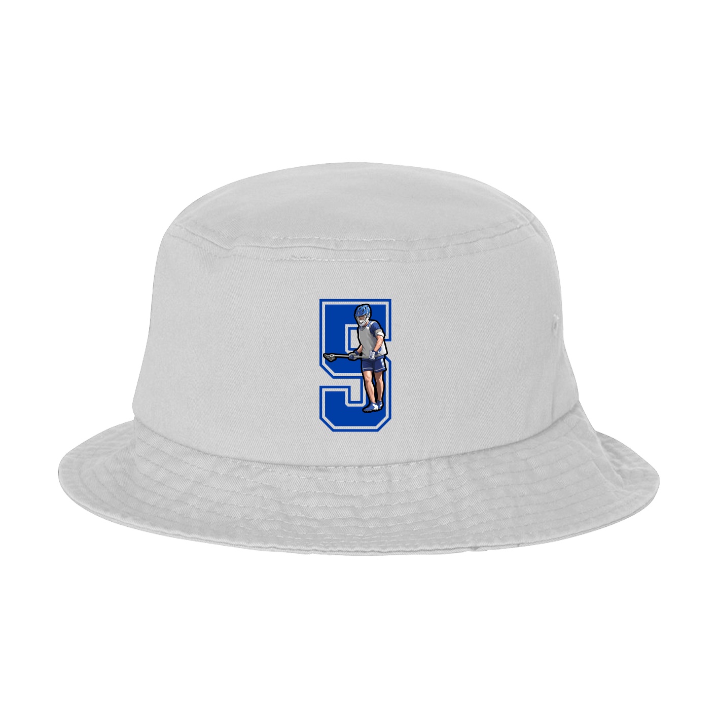 Bucket Cap — Number in White