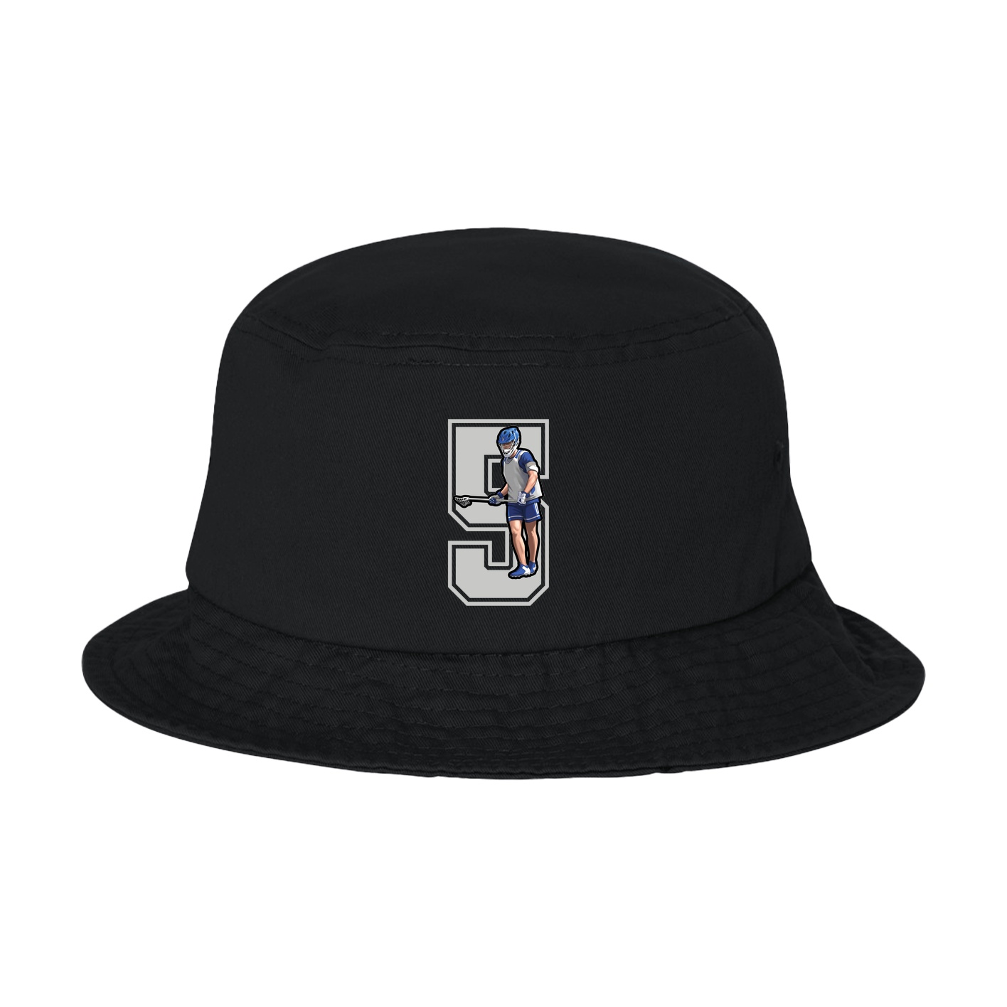 Bucket Cap — Number in Black