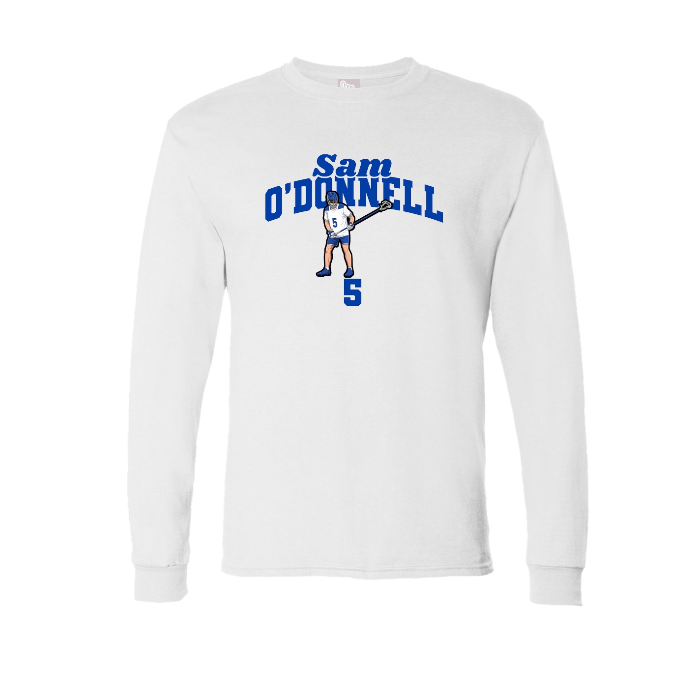 Long Sleeve Tee — Signature Arch in White