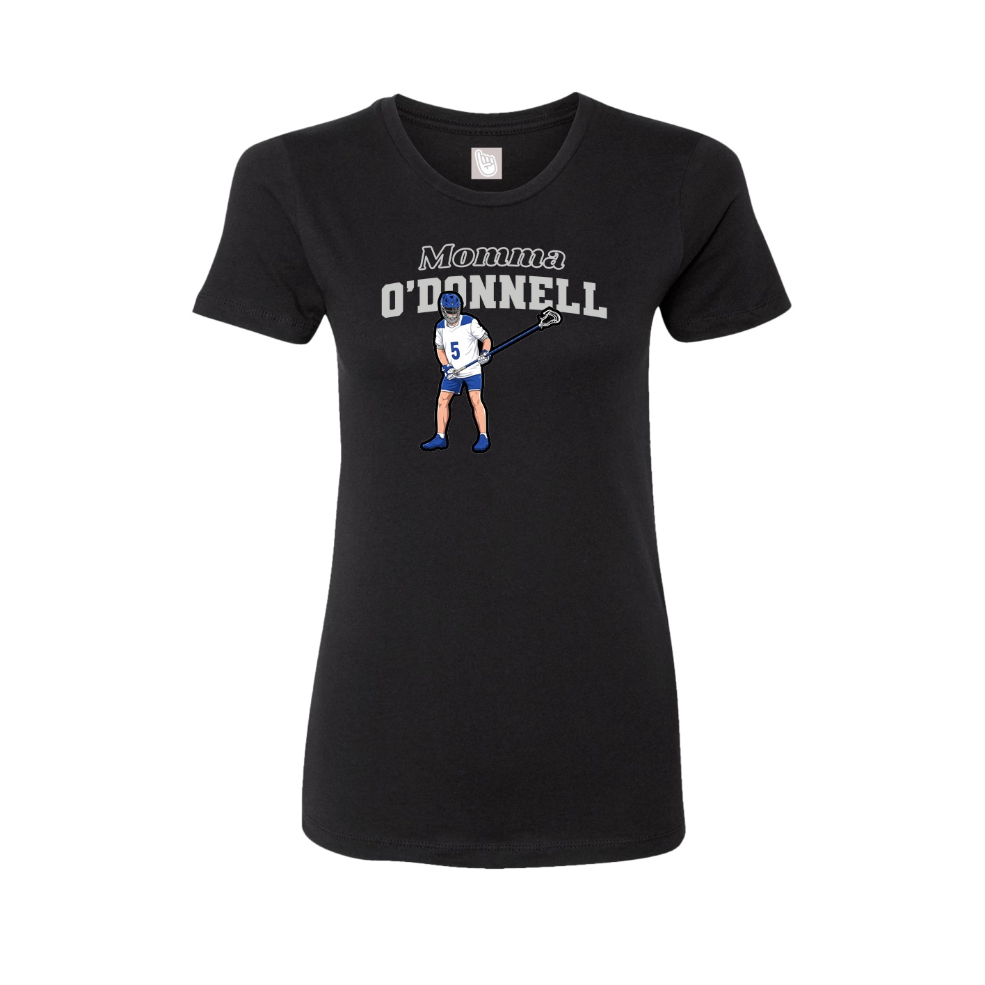 Womens Tee — Mothers Day Block in Black
