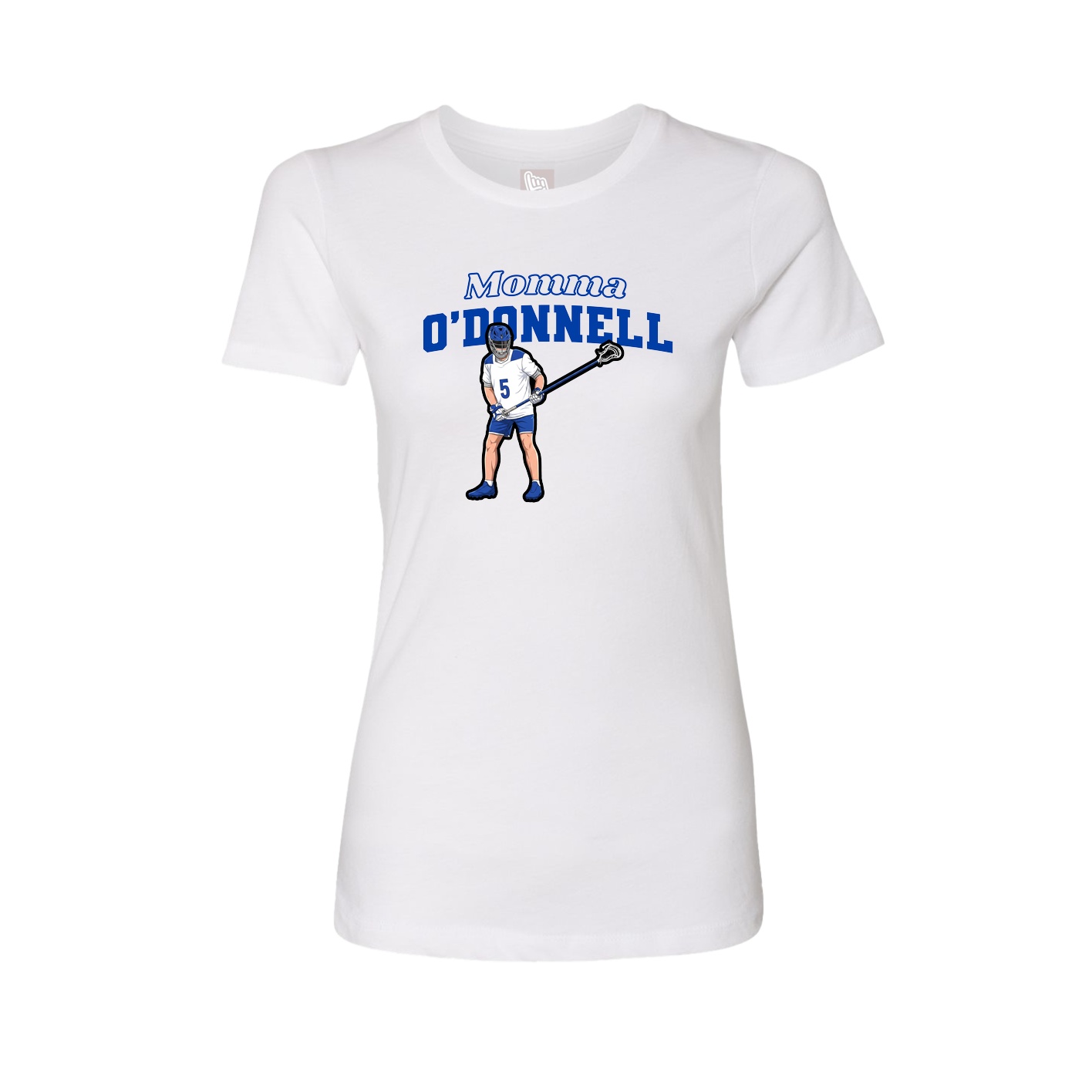 Womens Tee — Mothers Day Block in White