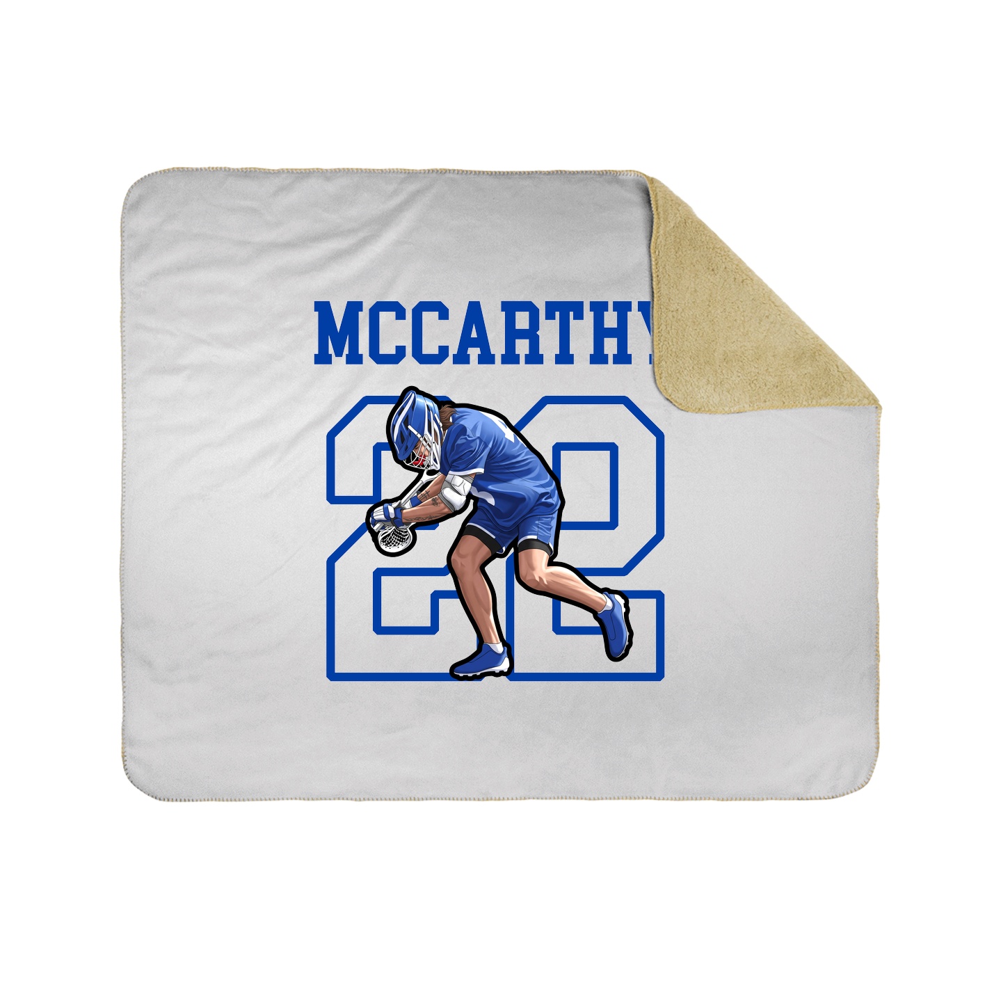 Throw Blanket — Shirsey in White