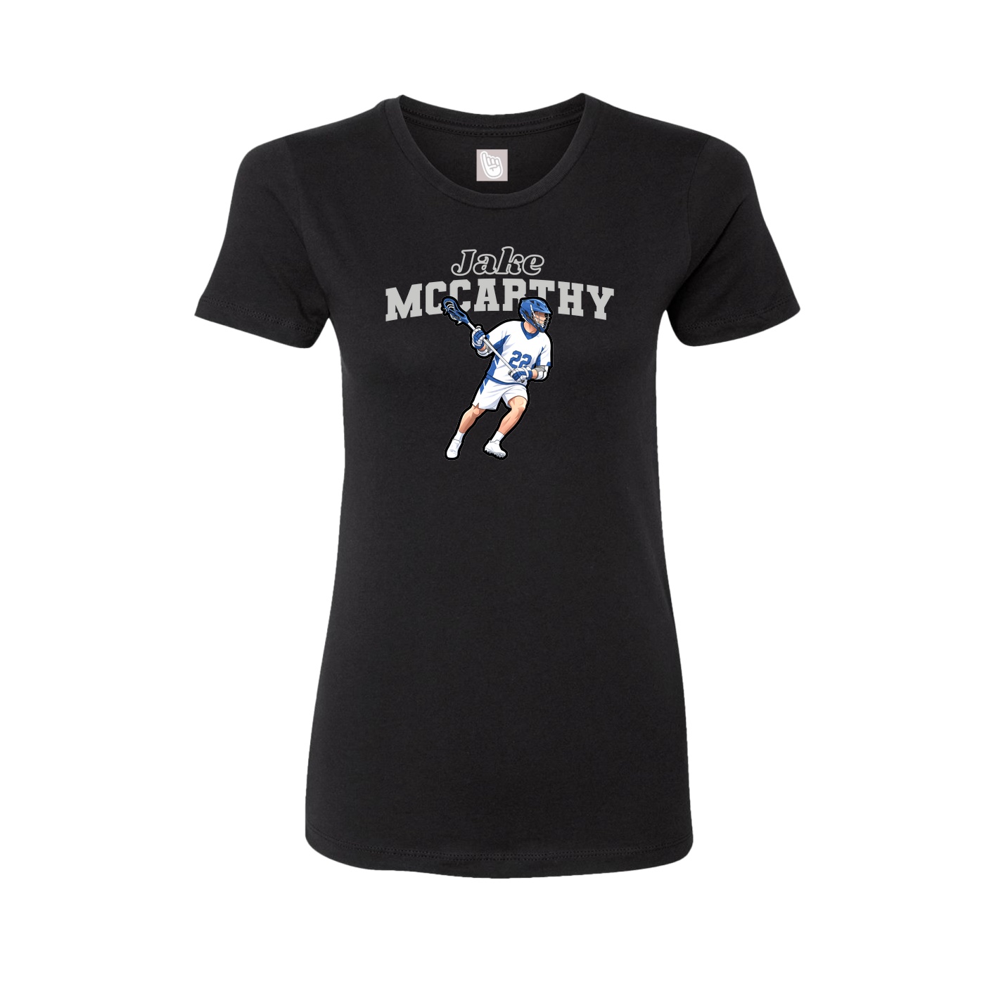 Womens Tee — Name Arch in Black
