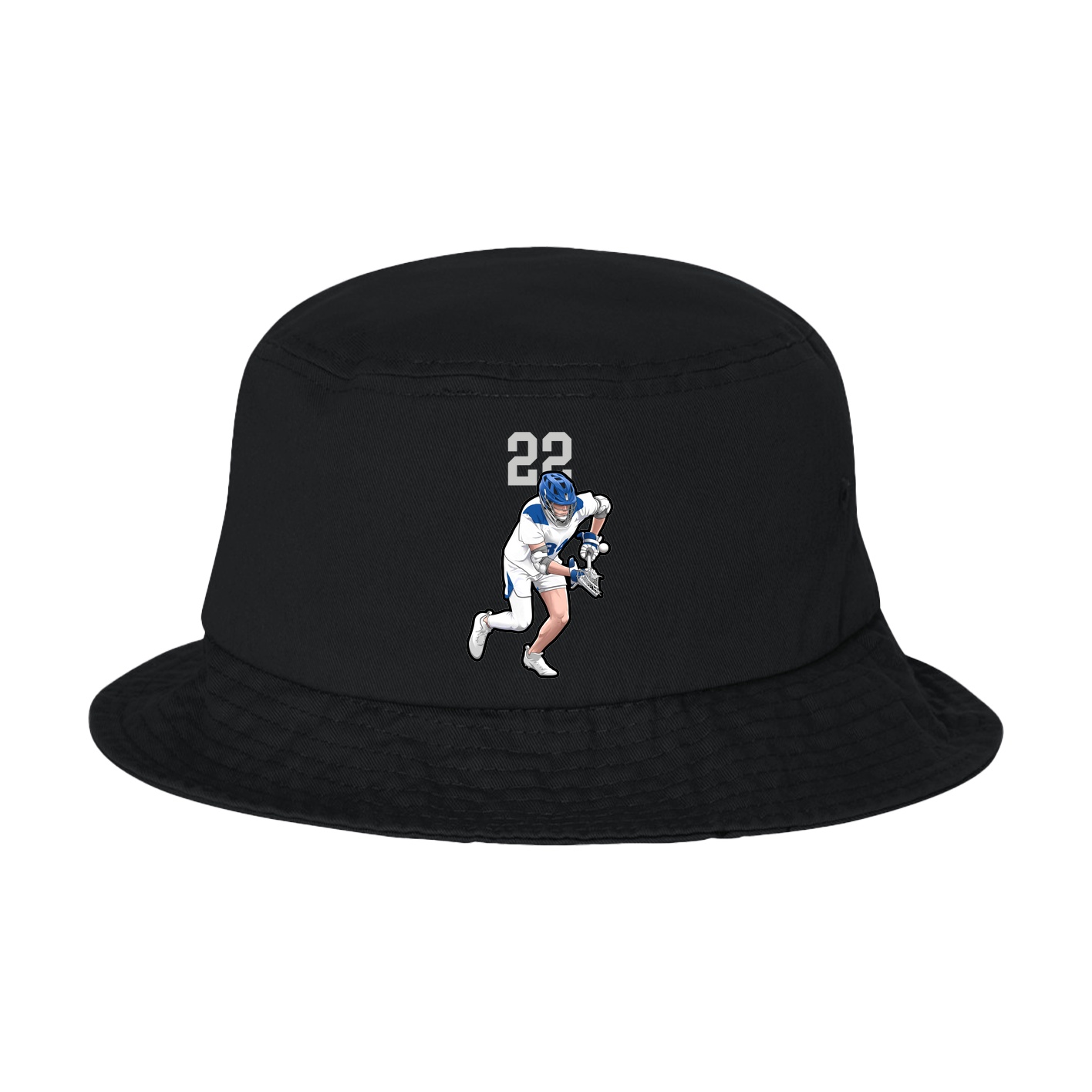 Bucket Cap — Number Top in Black
