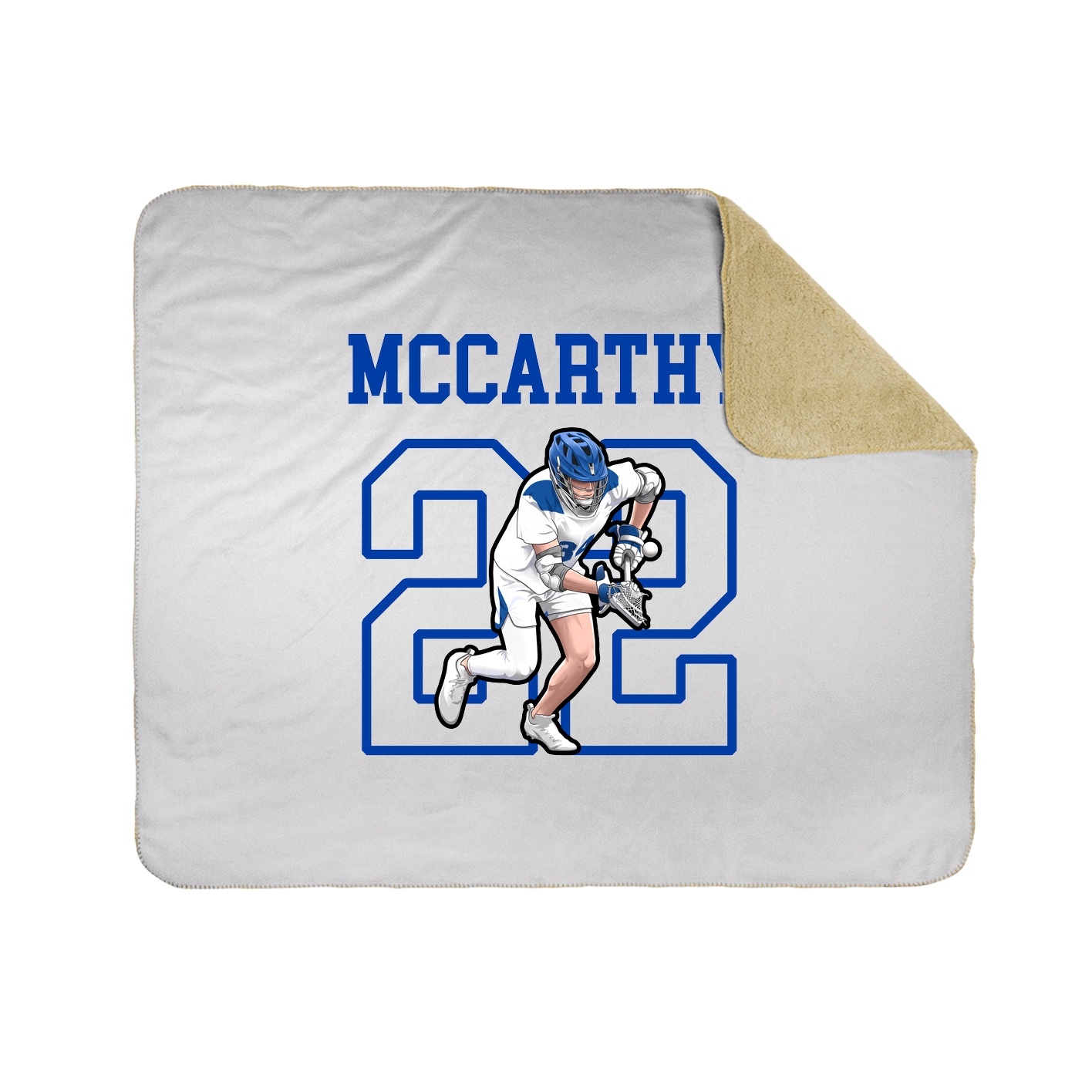 Throw Blanket — Shirsey in White