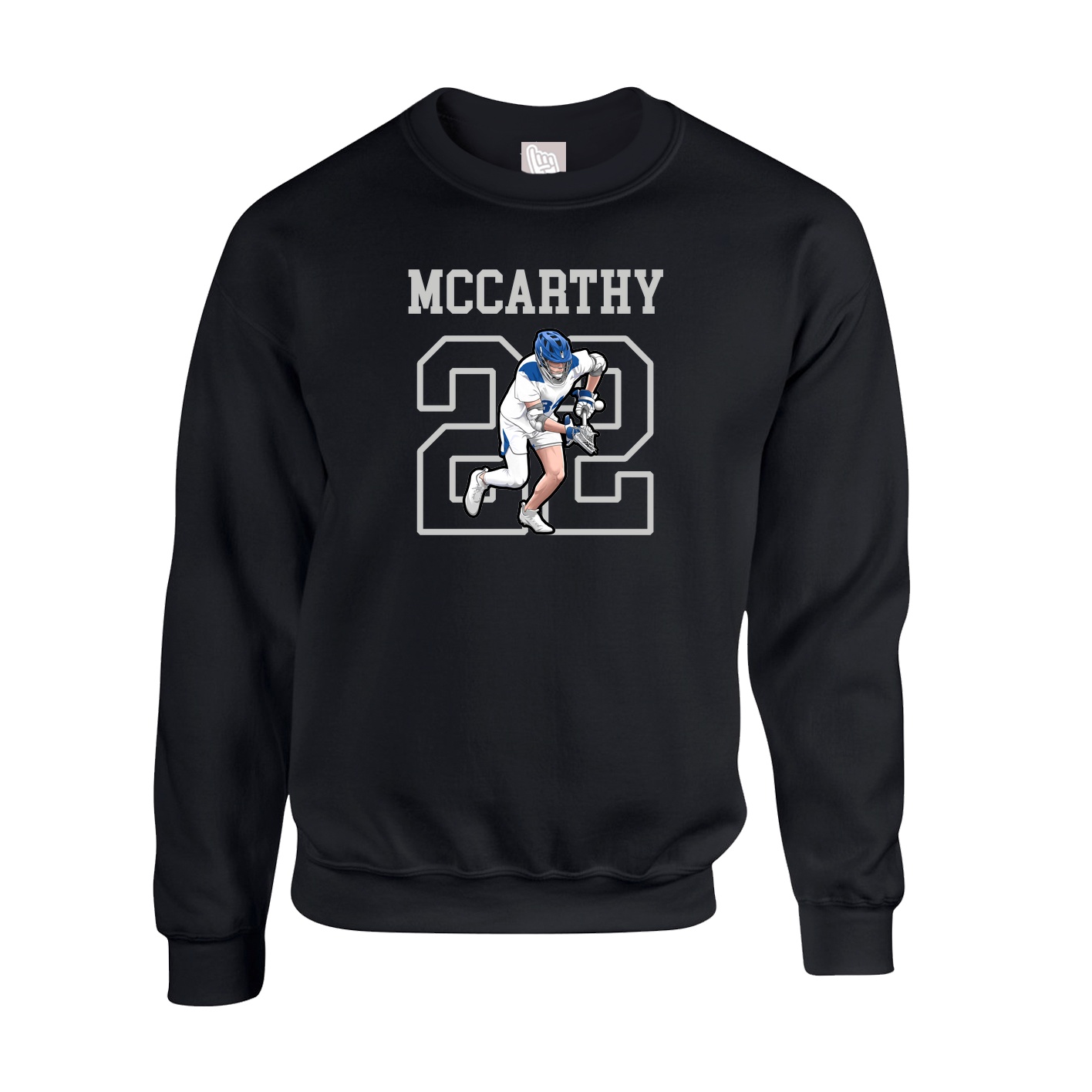 Fleece Crew — Shirsey in Black