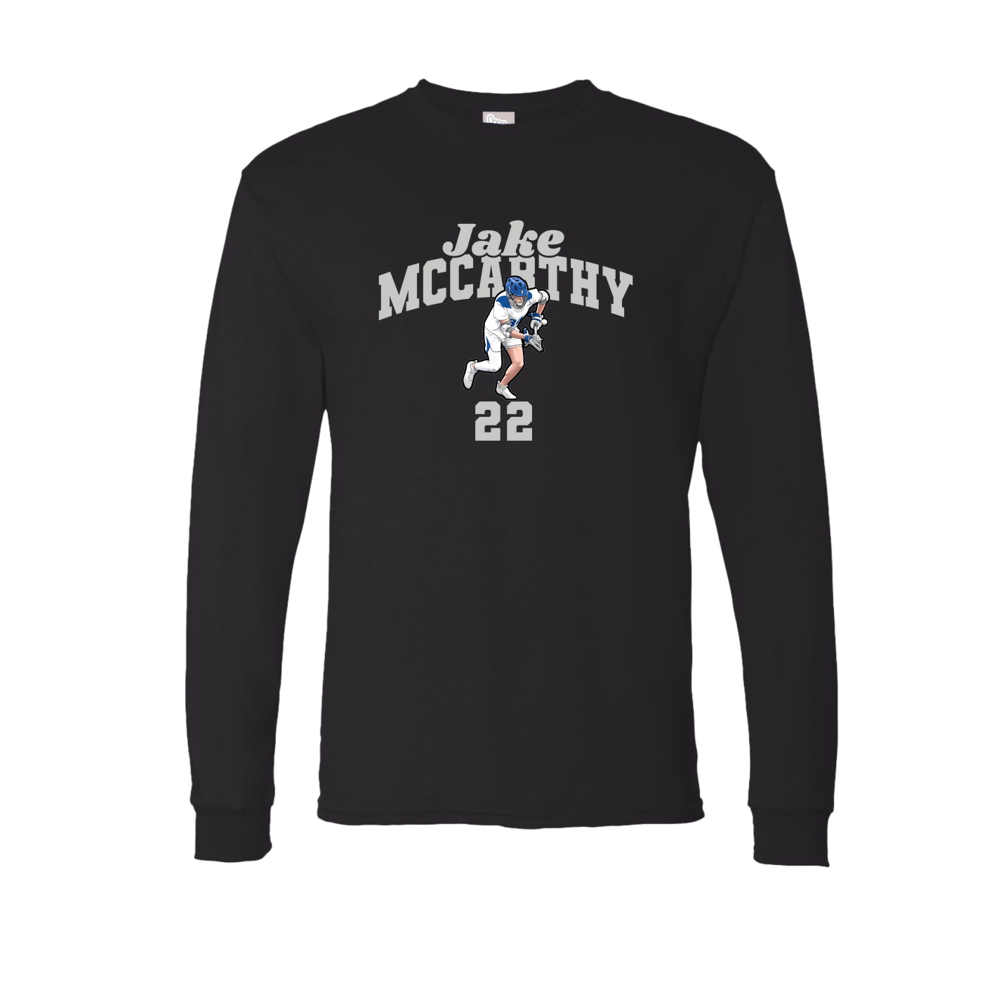 Long Sleeve Tee — Signature Arch in Black