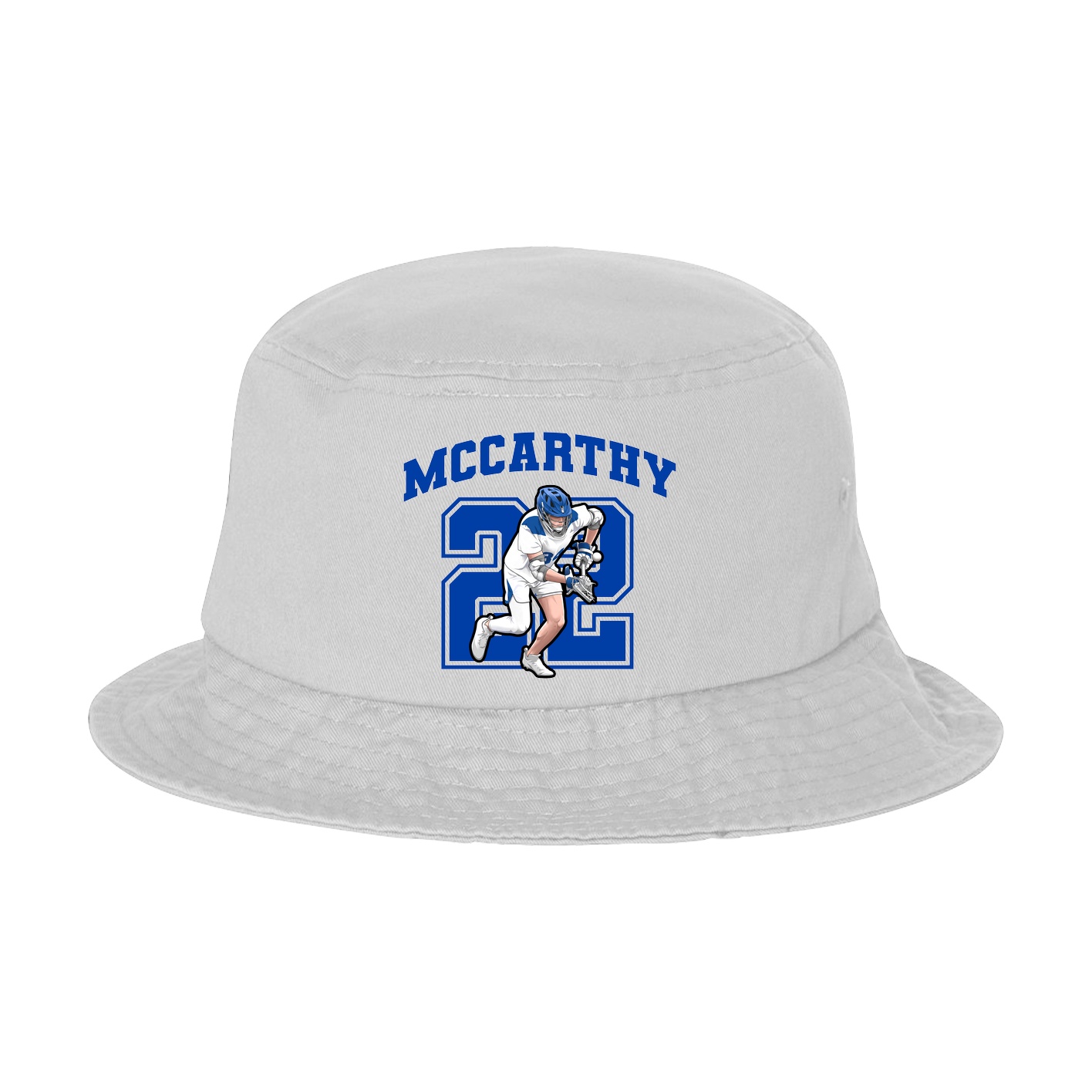 Bucket Cap — Number in White