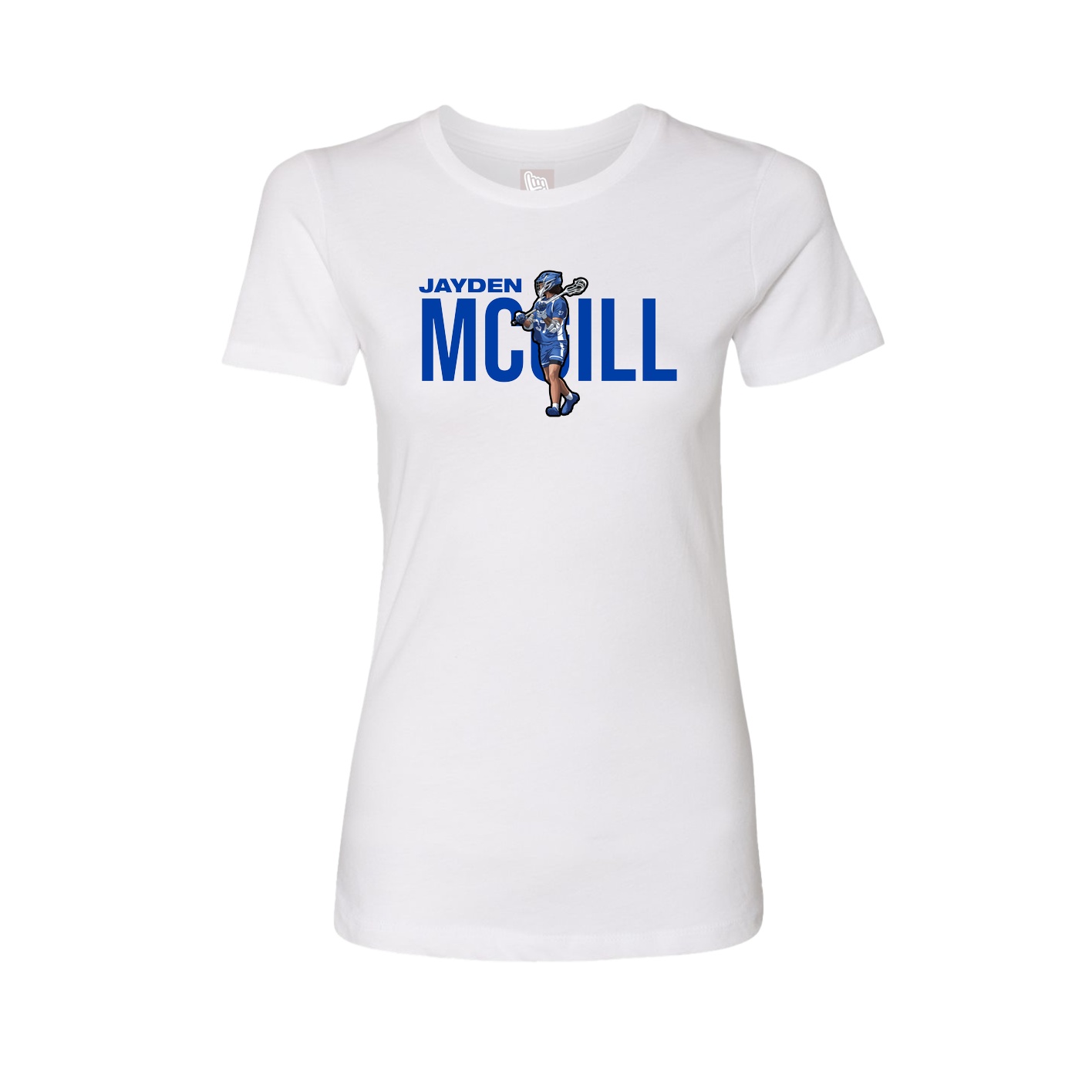 Womens Tee — Player Name in White