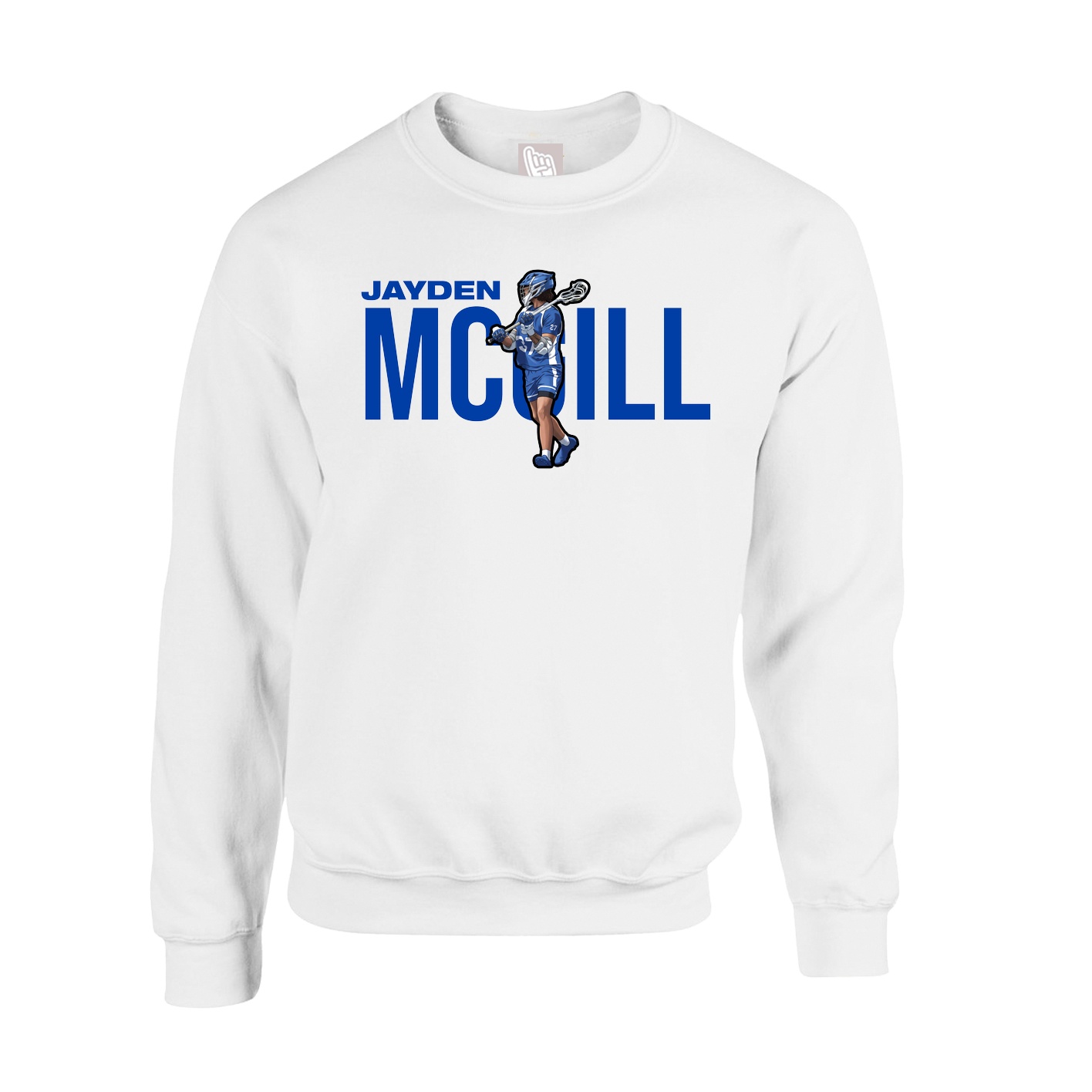 Fleece Crew — Player Name in White