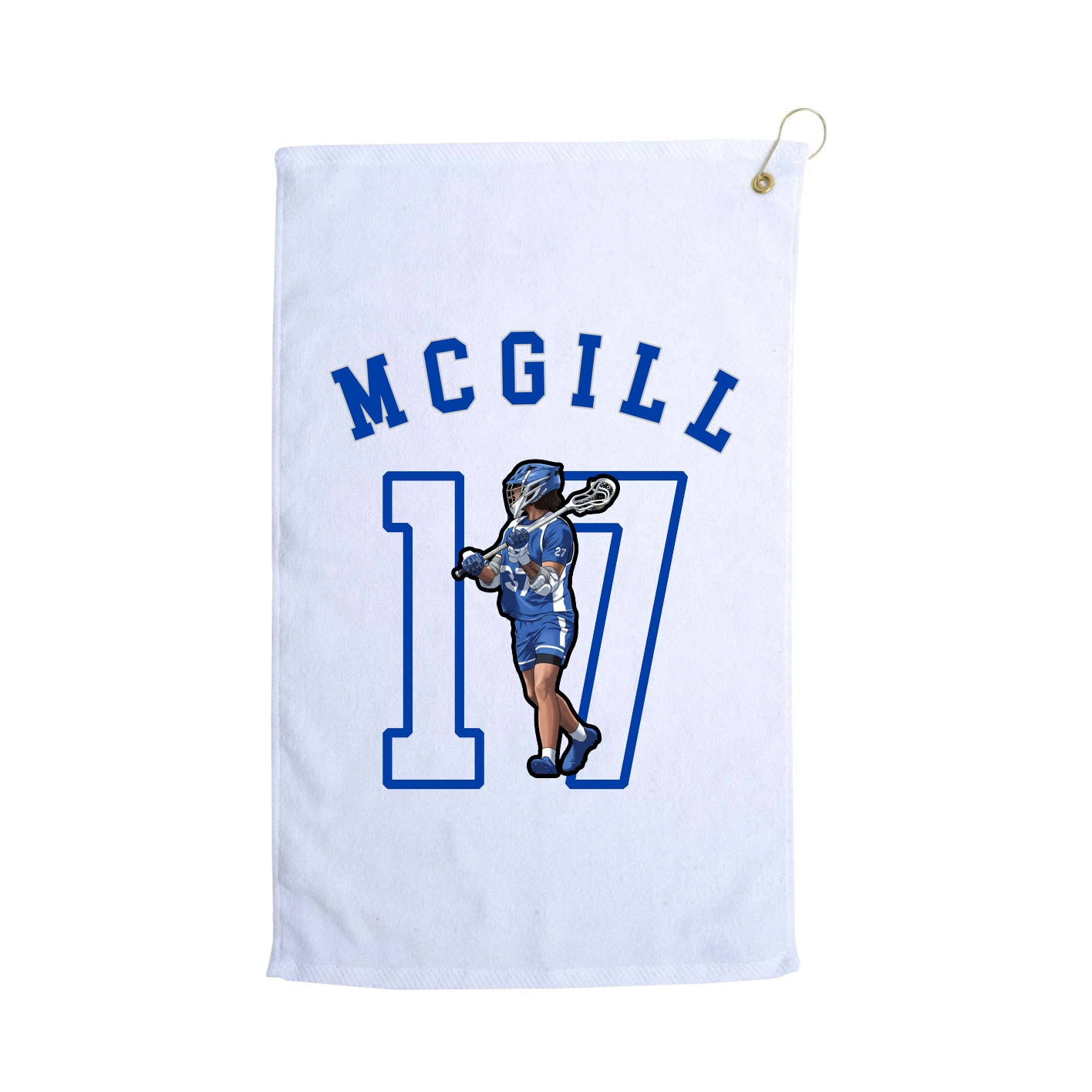 Golf Towel — Shirsey Arch in White