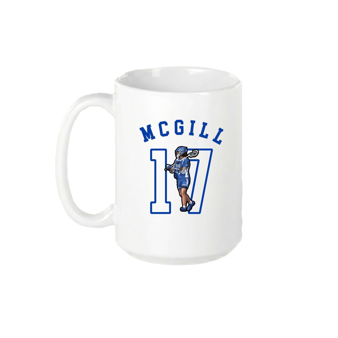 15oz Coffee Mug — Shirsey Arch in White