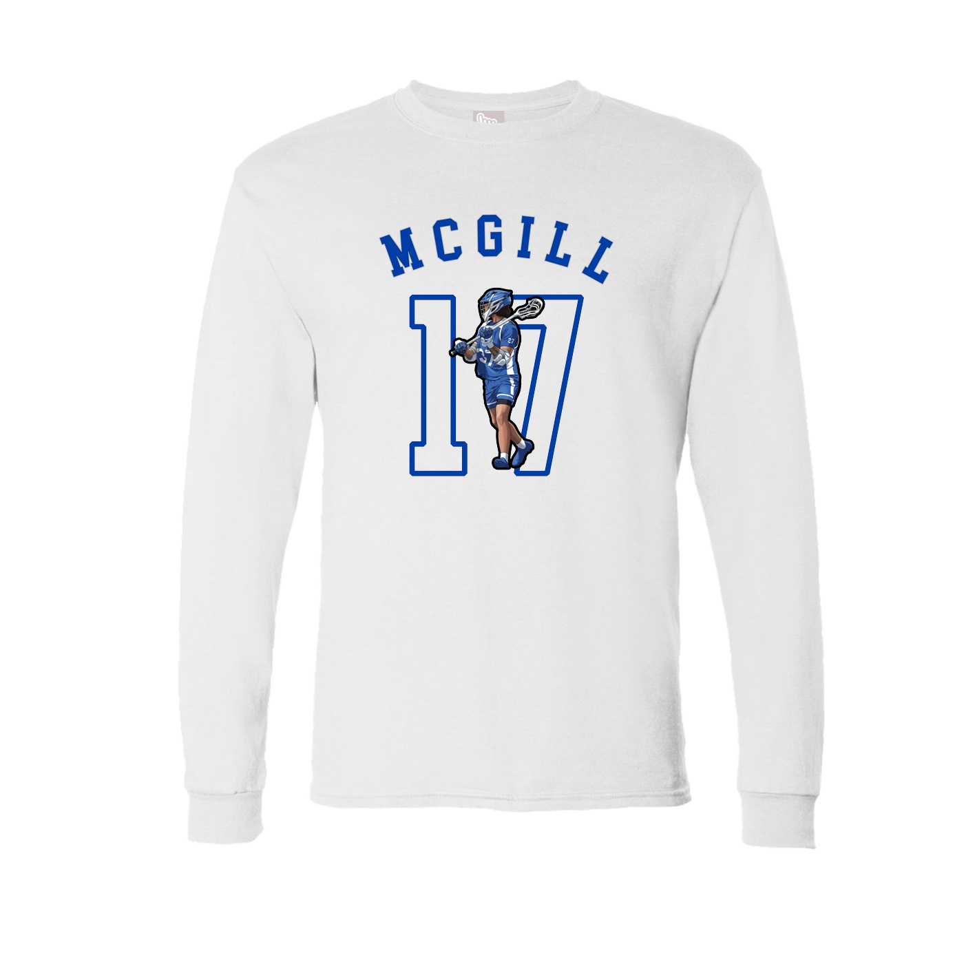 Long Sleeve Tee — Shirsey Arch in White