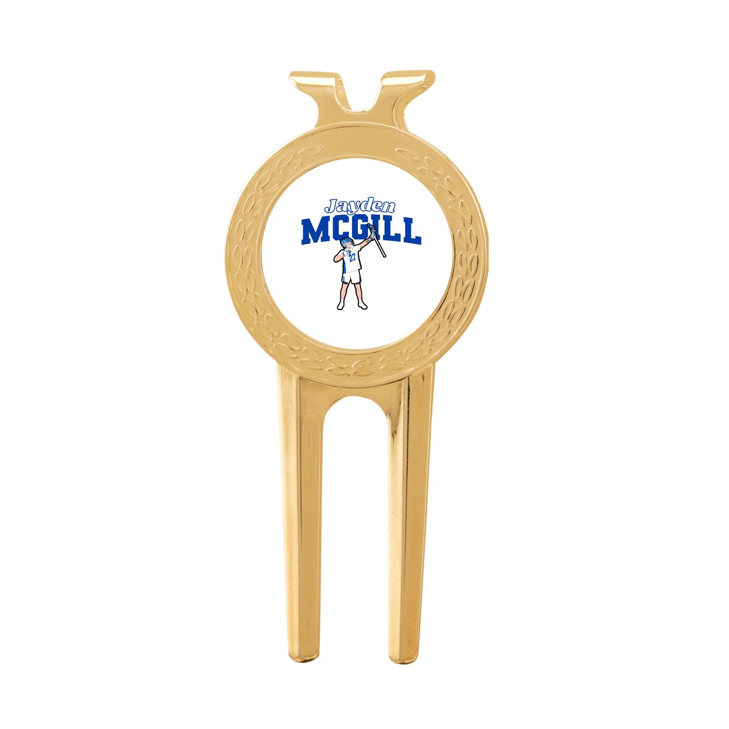 Divot Tool with Ball Marker — Name Arch in Classic