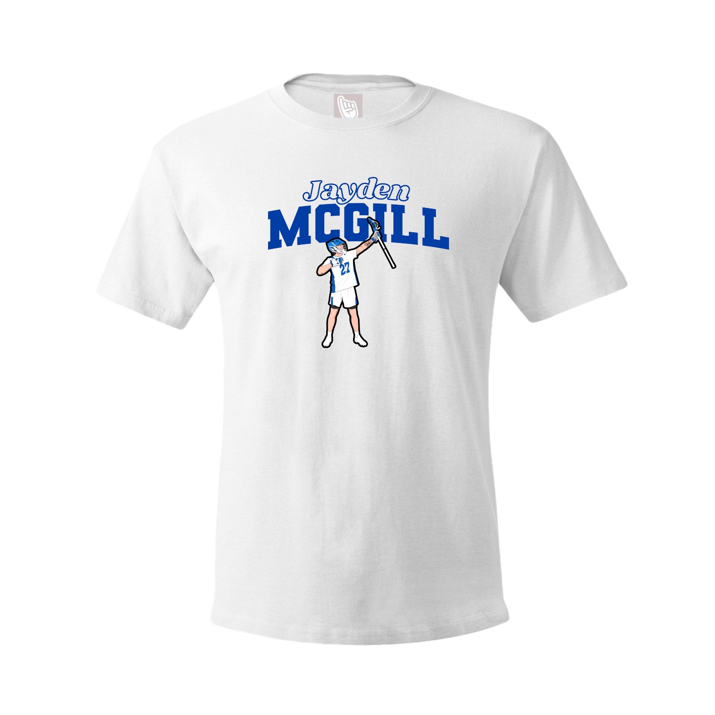 Tee — Name Arch in White