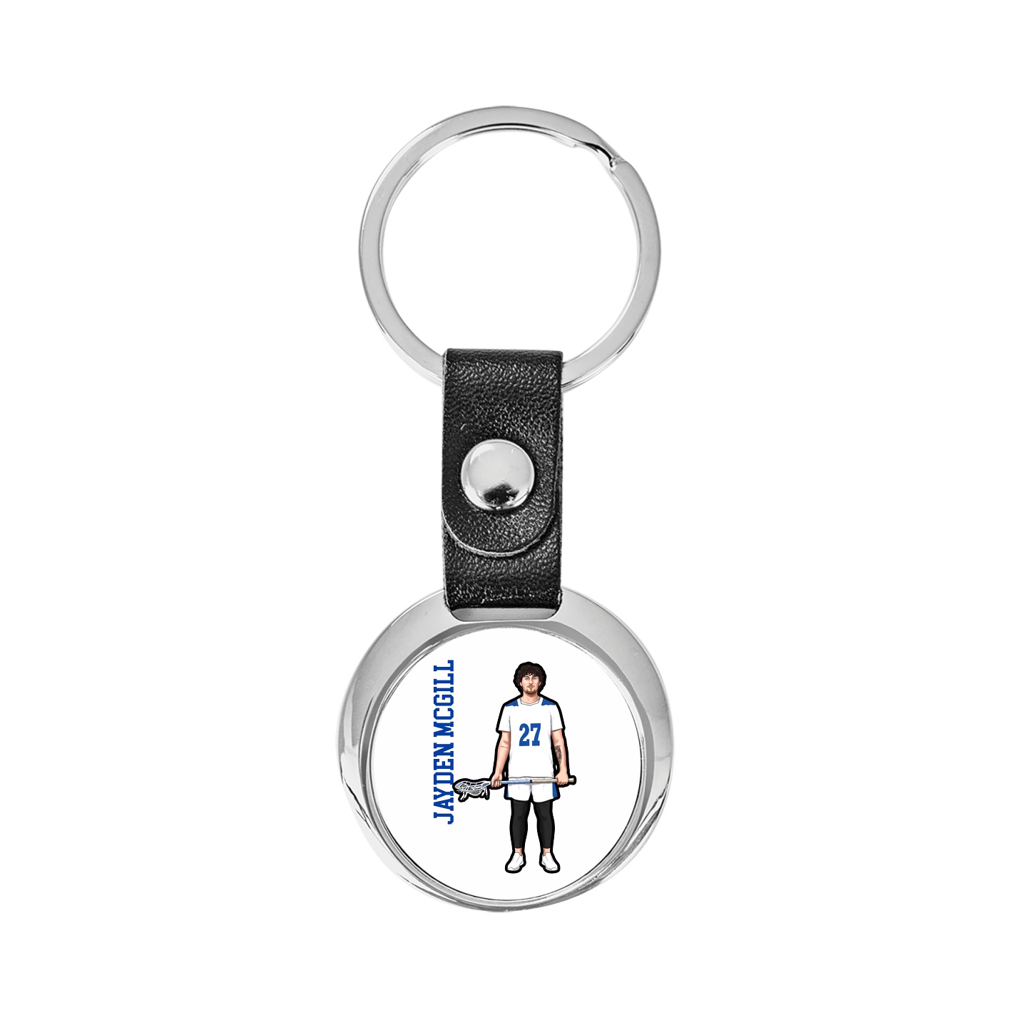 Key Chain — Name Vertical in Classic