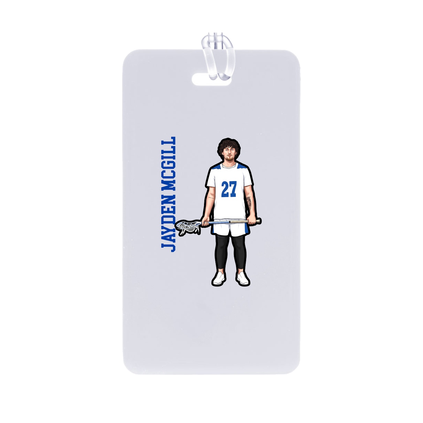 Bag Tag — Name Vertical in Classic
