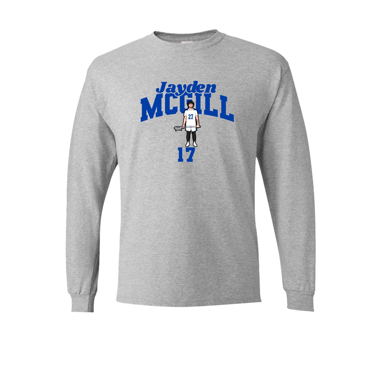 Long Sleeve Tee — Signature Arch in Grey