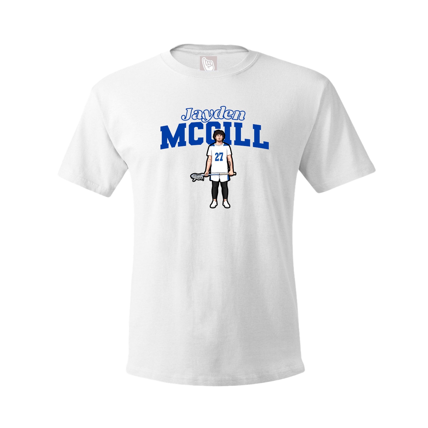 Tee — Name Arch in White