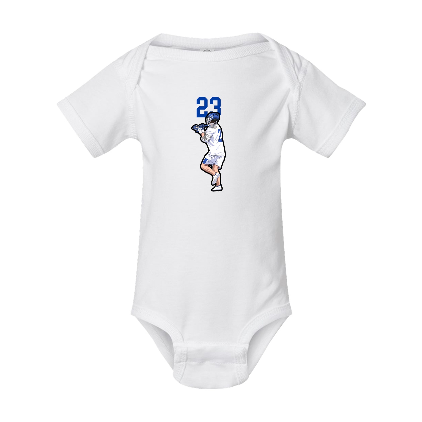 Baby Onesie — Number Top in White