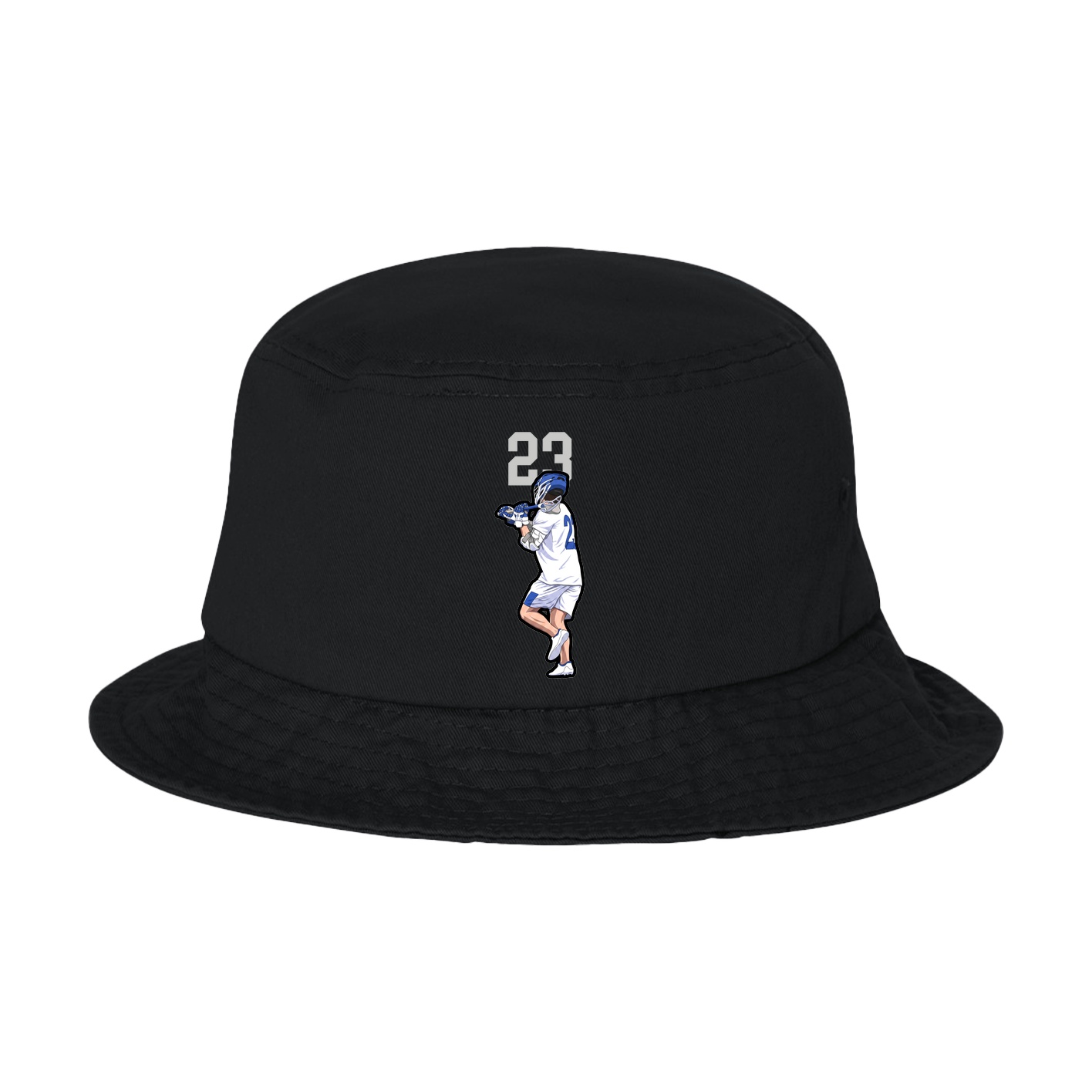 Bucket Cap — Number Top in Black