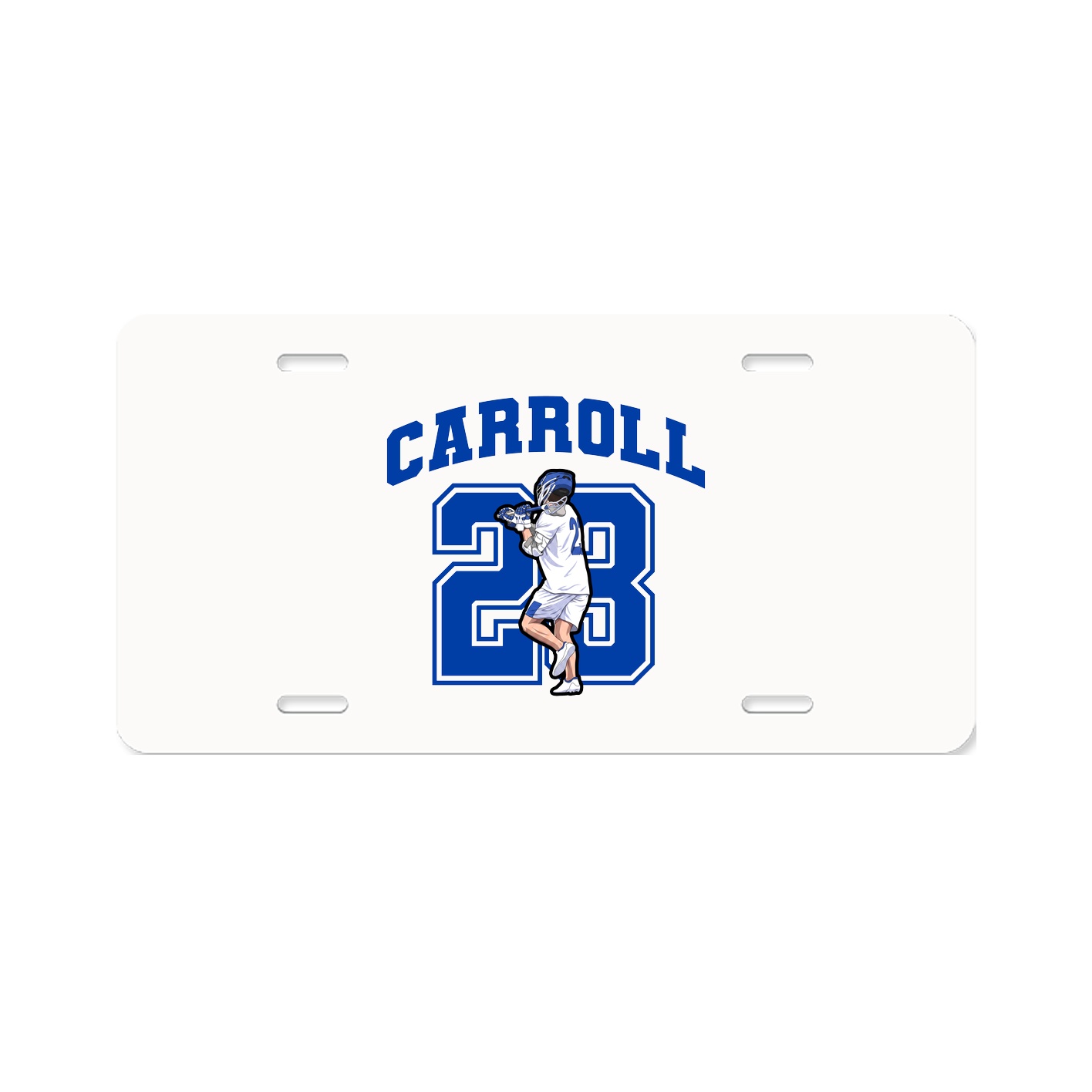 License Plate — Number in Classic