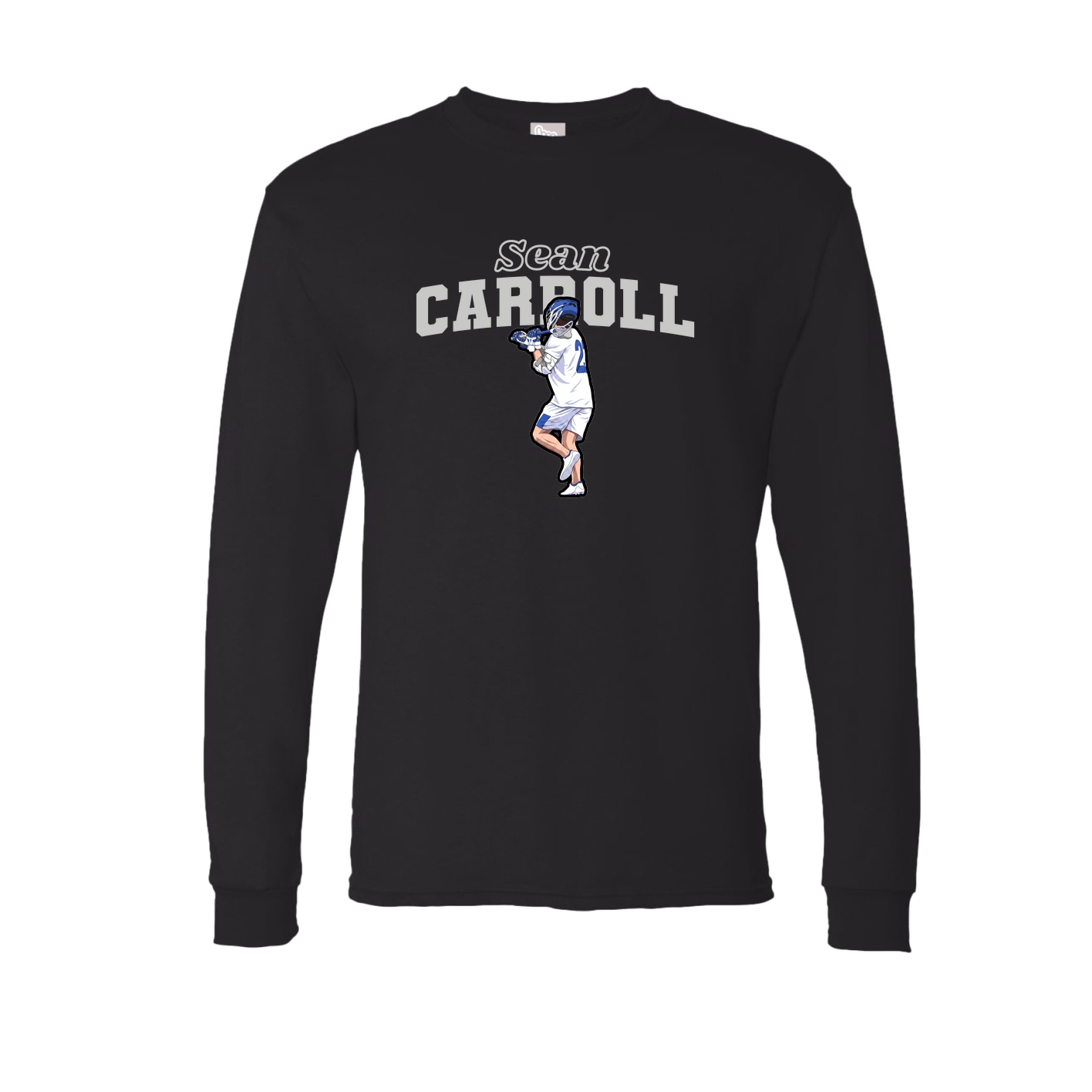 Long Sleeve Tee — Name Arch in Black