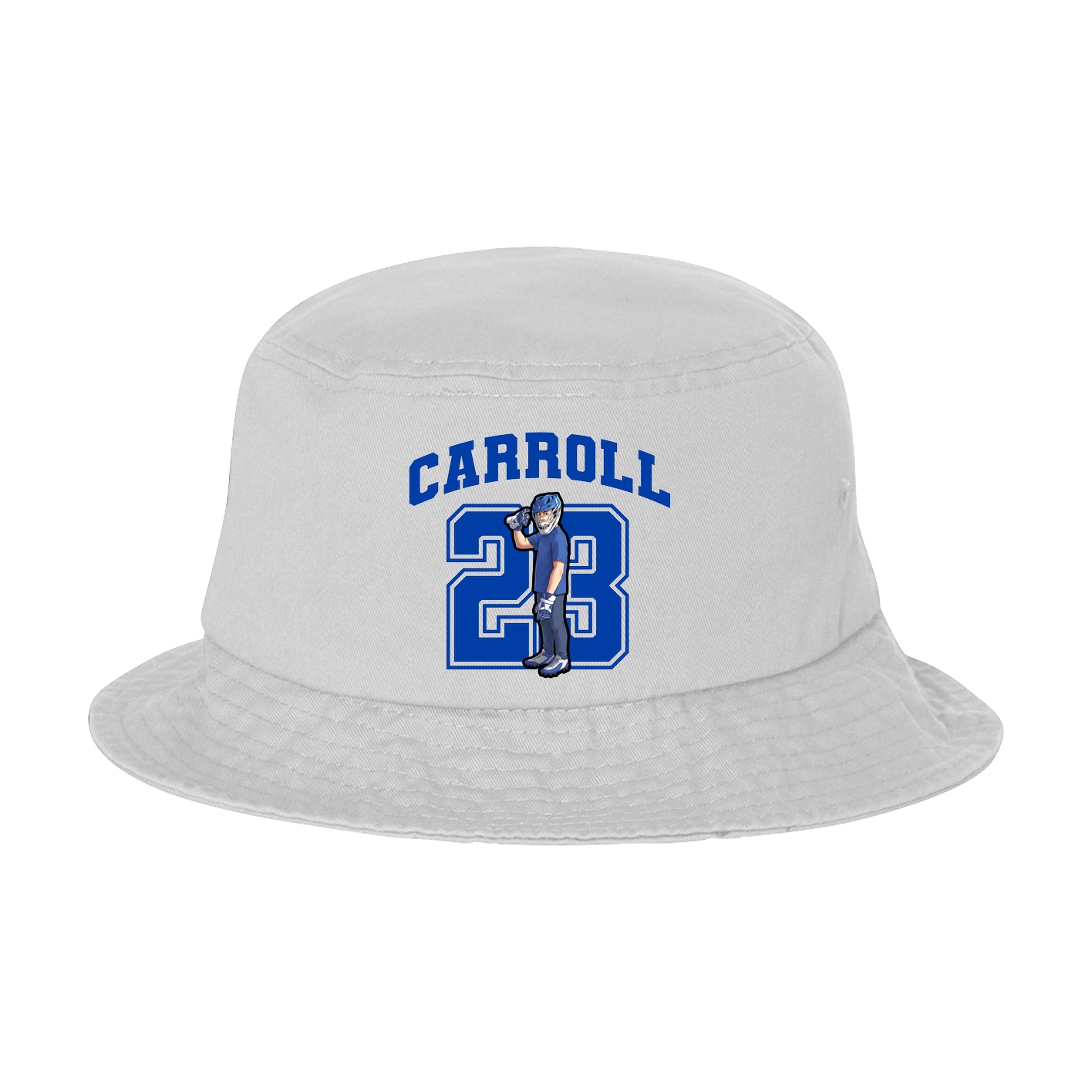 Bucket Cap — Number in White