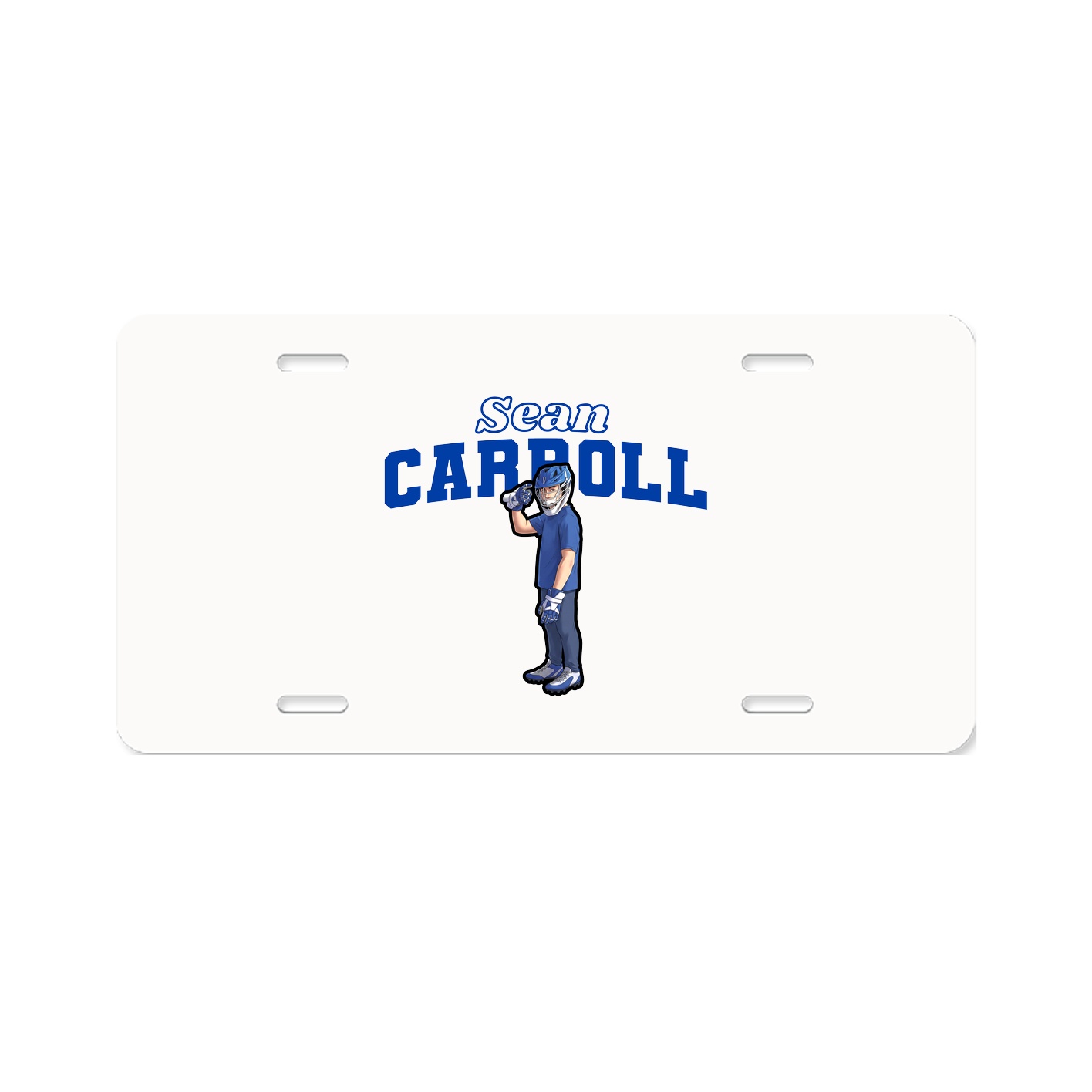 License Plate — Name Arch in Classic