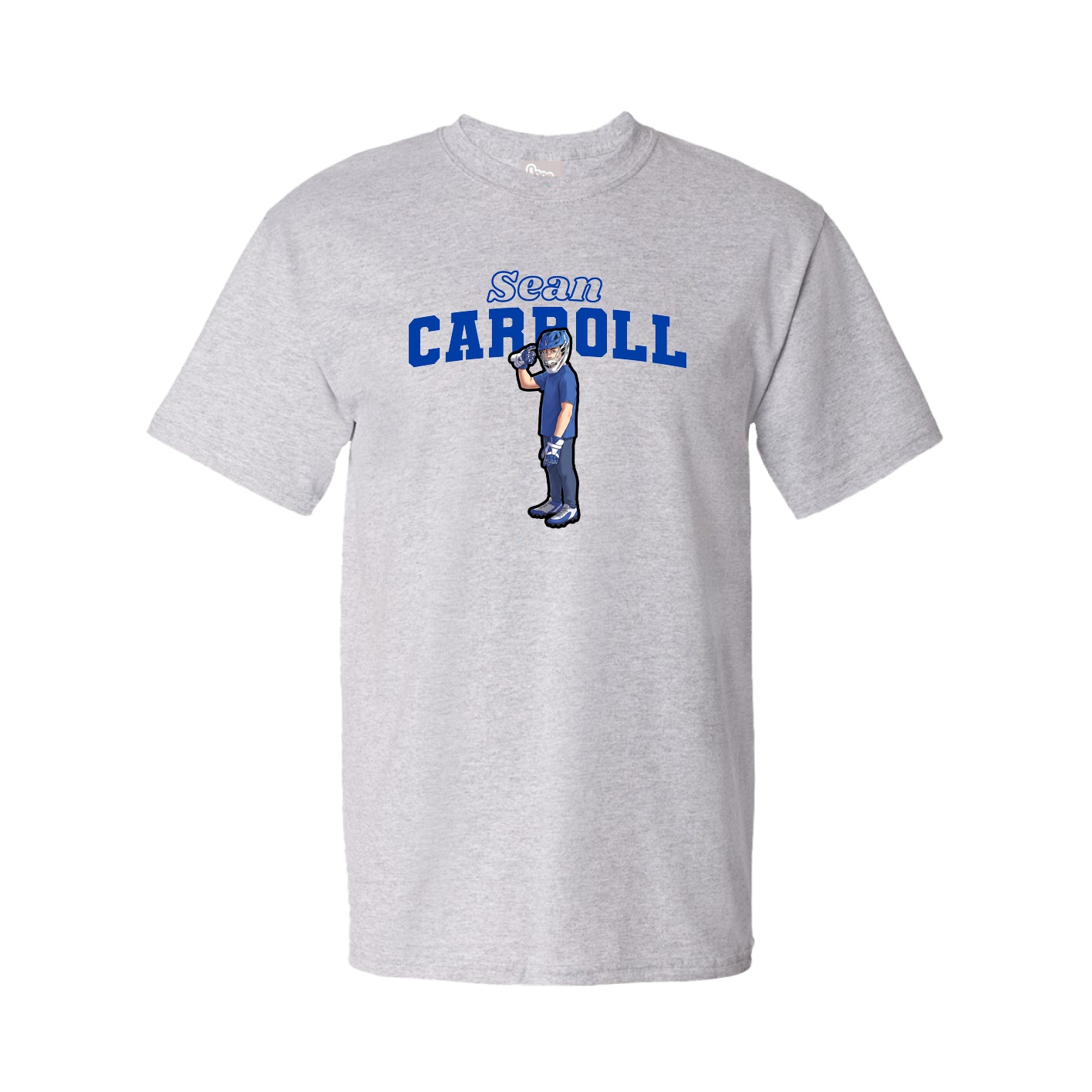 Youth Tee — Name Arch in Grey