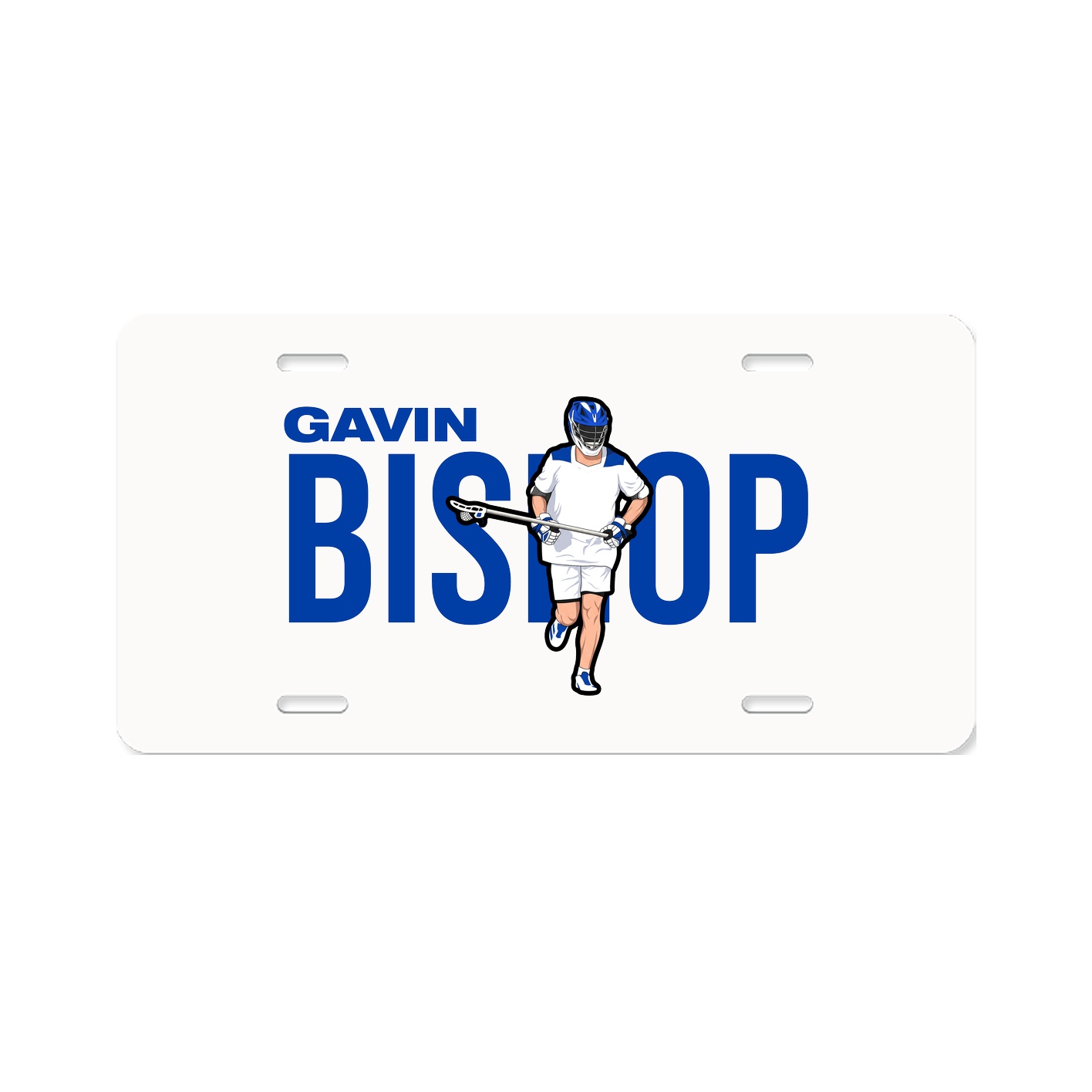License Plate — Player Name in Classic