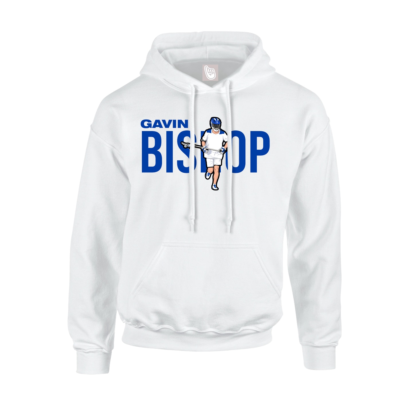 Hoodie — Player Name in White