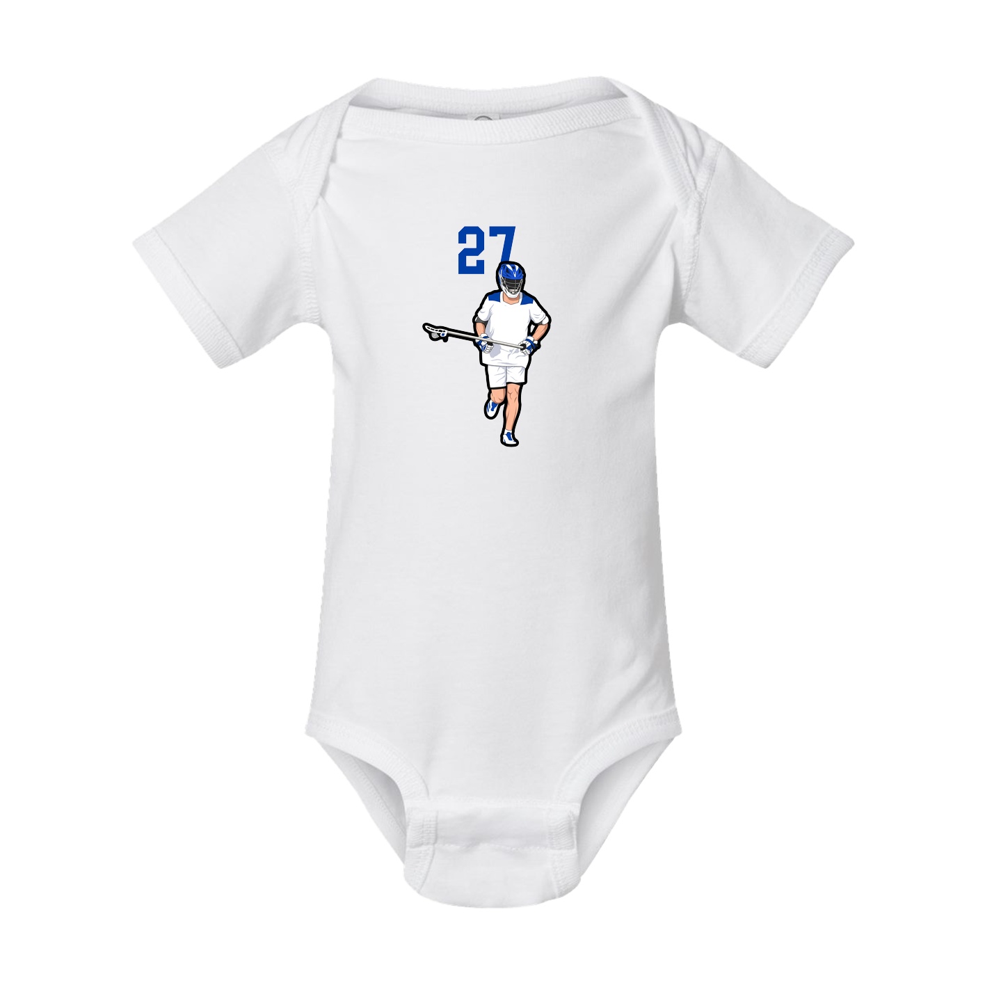 Baby Onesie — Number Top in White