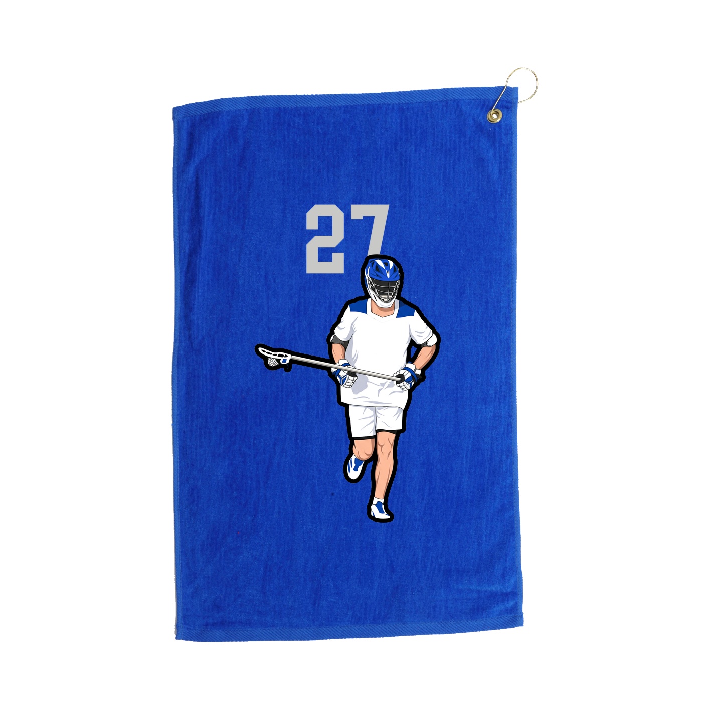 Golf Towel — Number Top in Royal