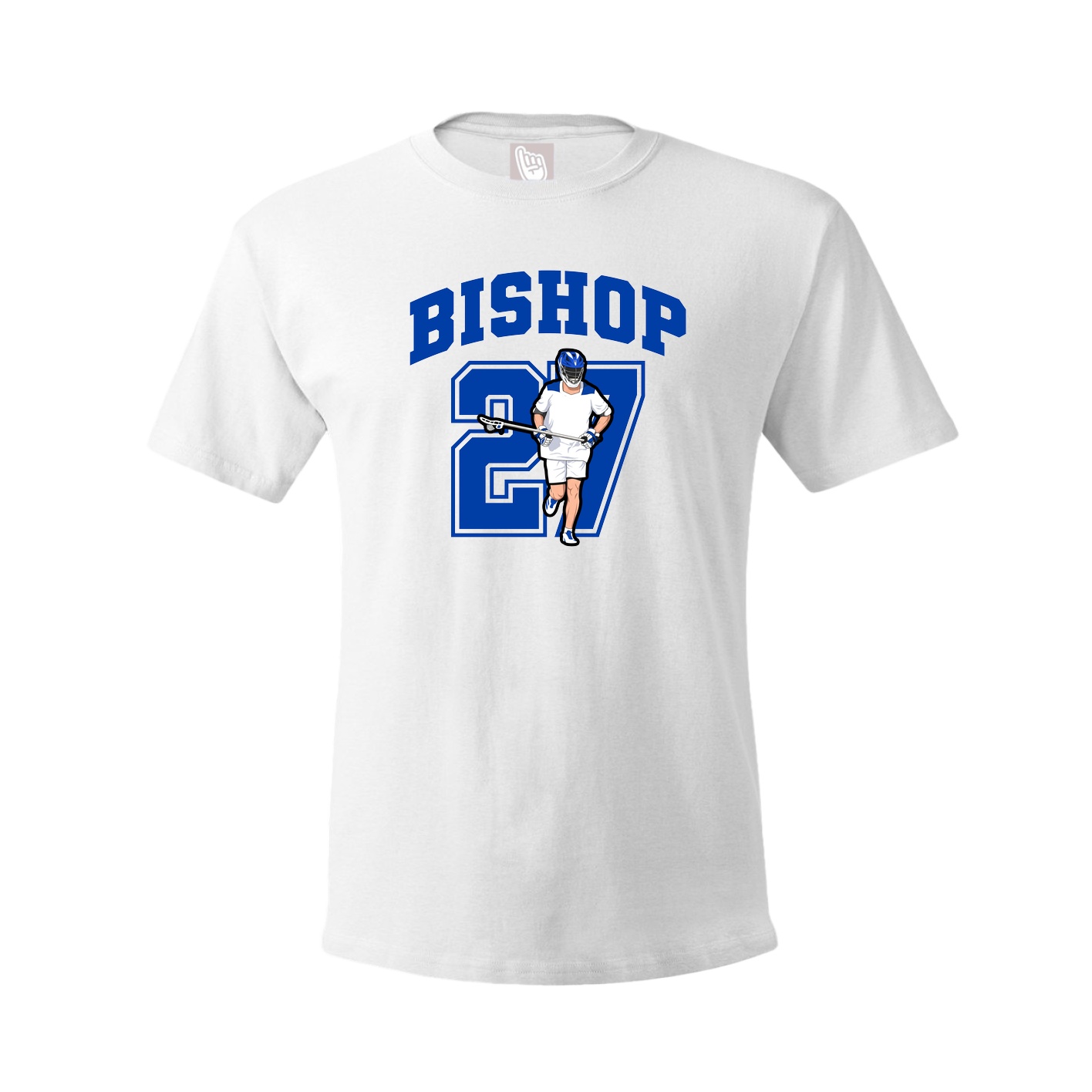 Youth Tee — Number in White