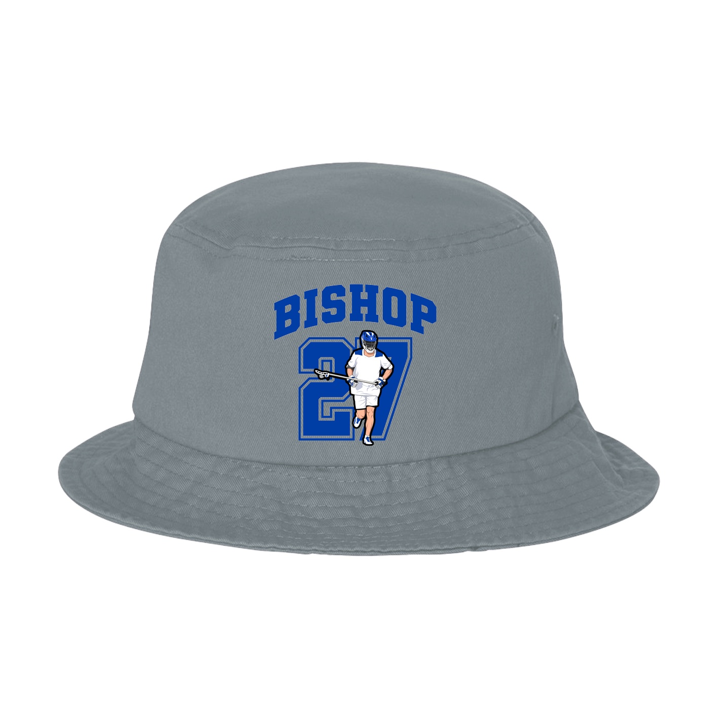 Bucket Cap — Number in Grey