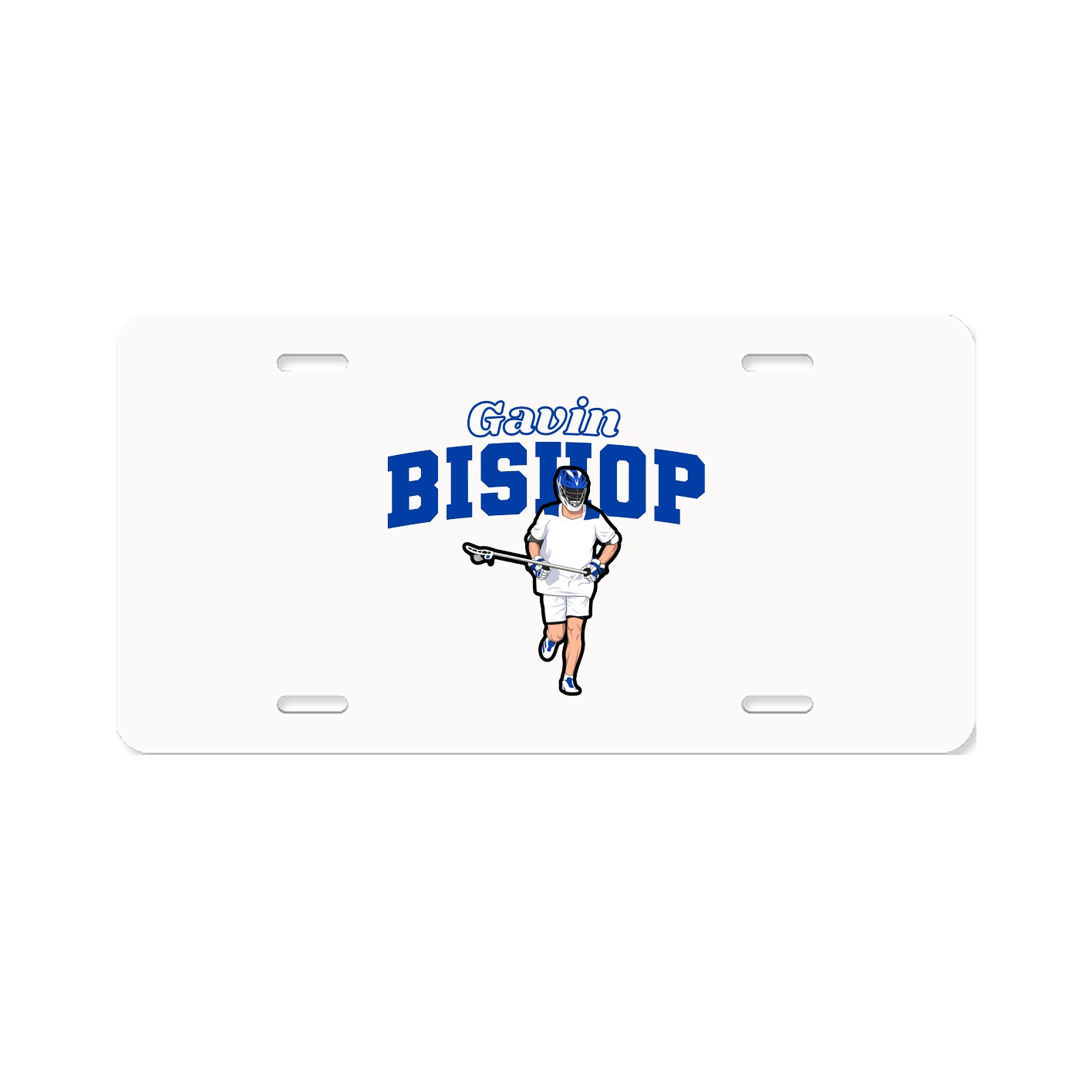 License Plate — Name Arch in Classic