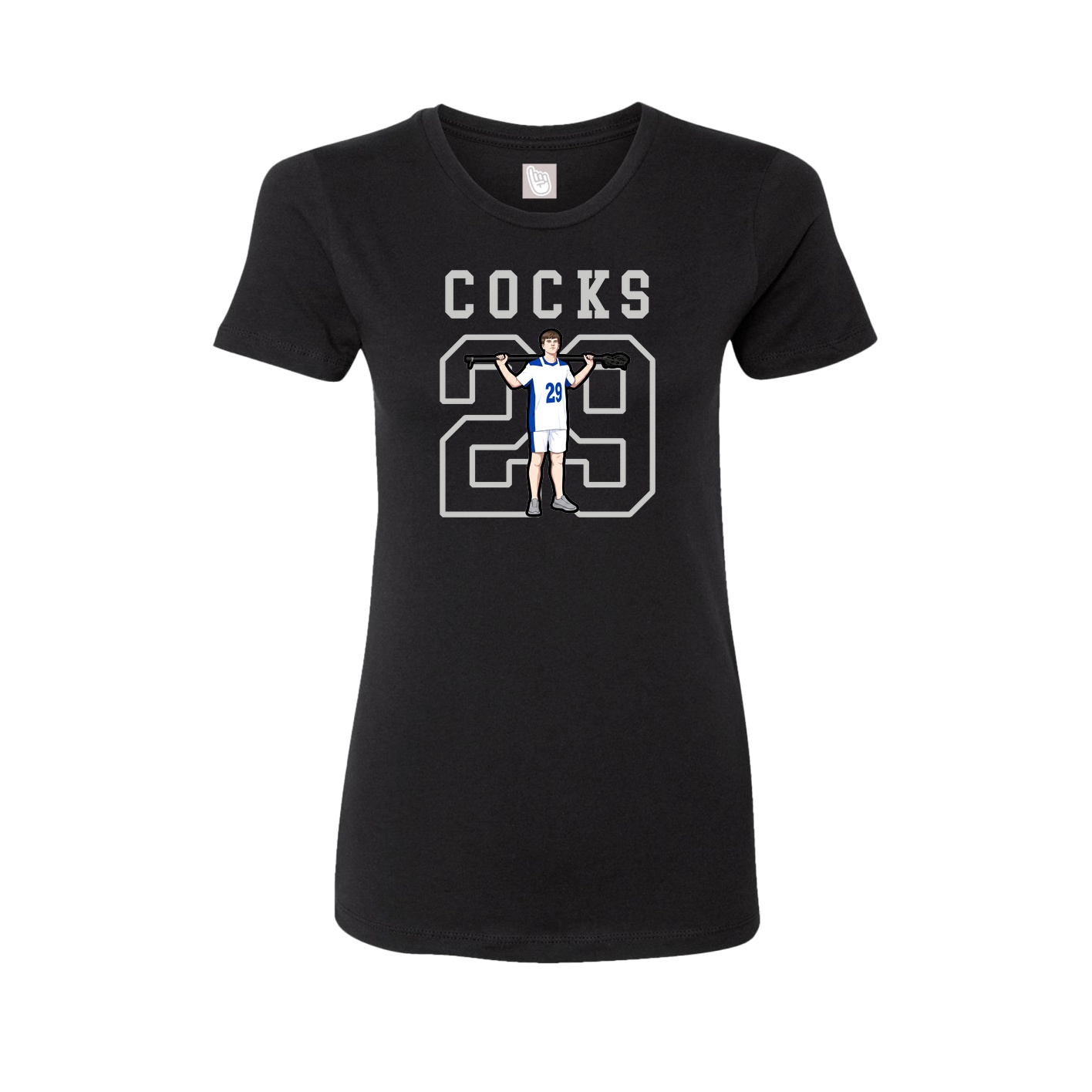 Fitted Women's Tee — Shirsey in Black