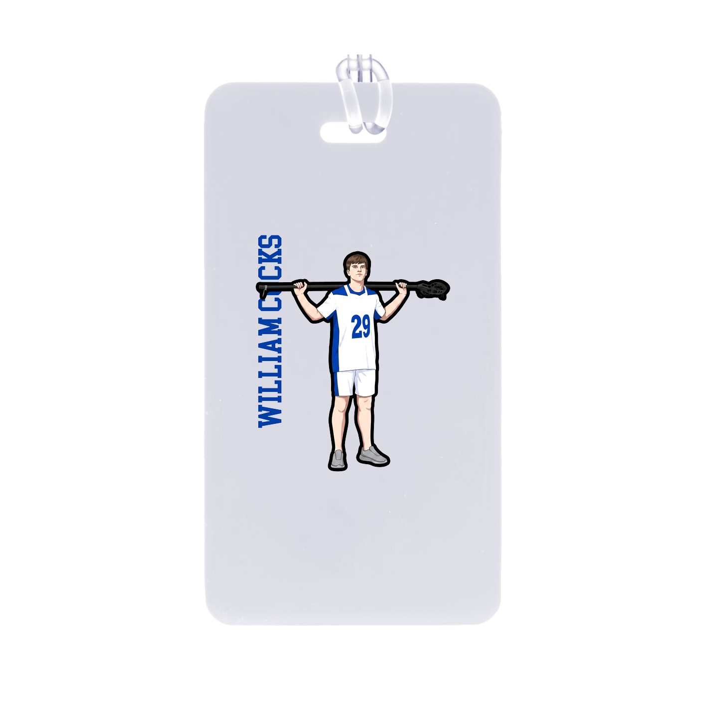 Bag Tag — Name Vertical in Classic