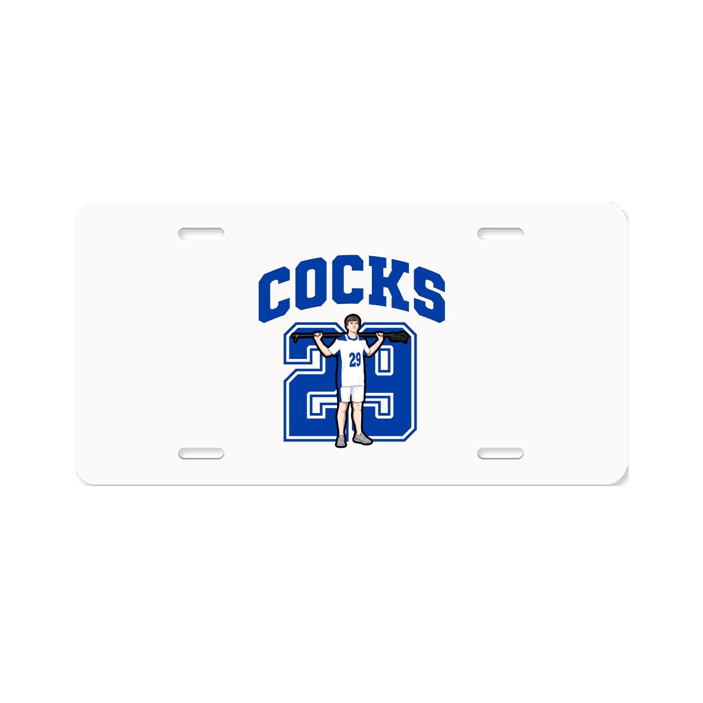 License Plate — Number in Classic