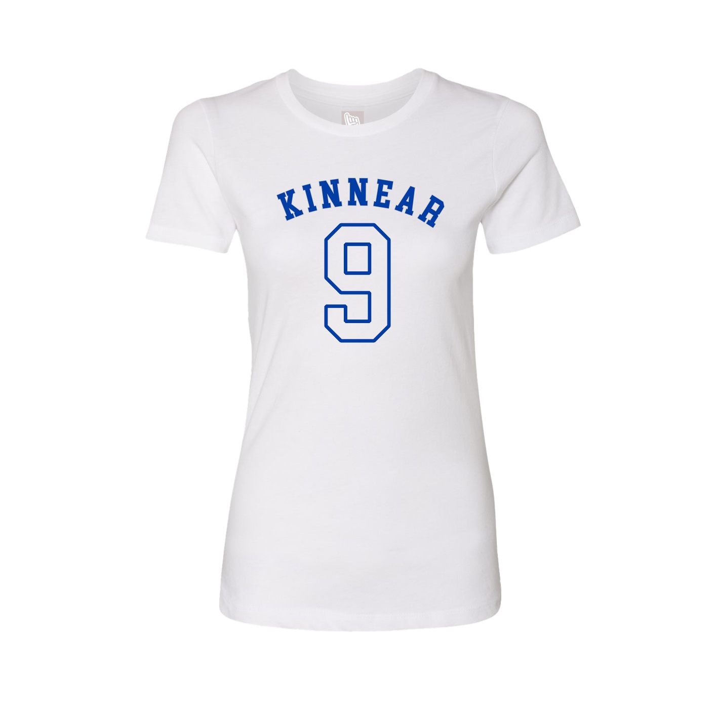 Fitted Women's Tee — Shirsey Arch in White