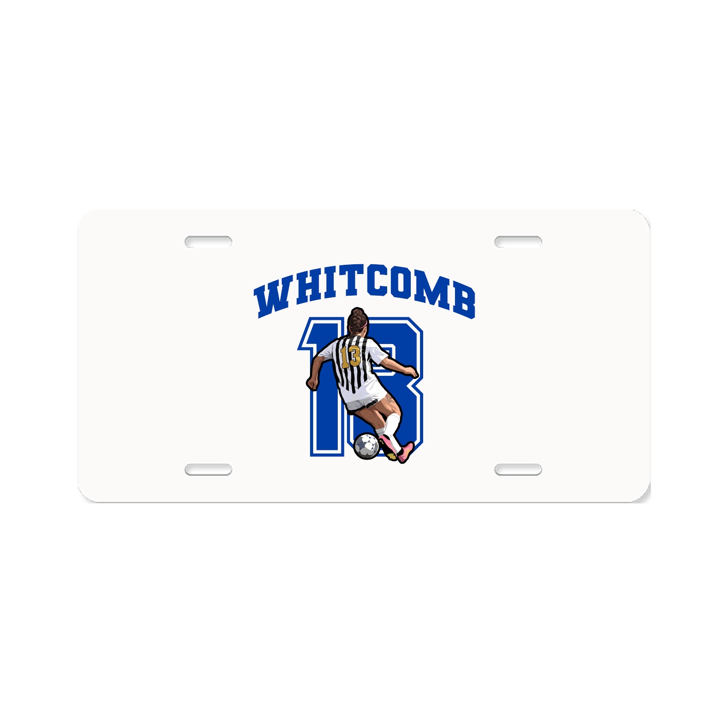 License Plate — Number in Classic