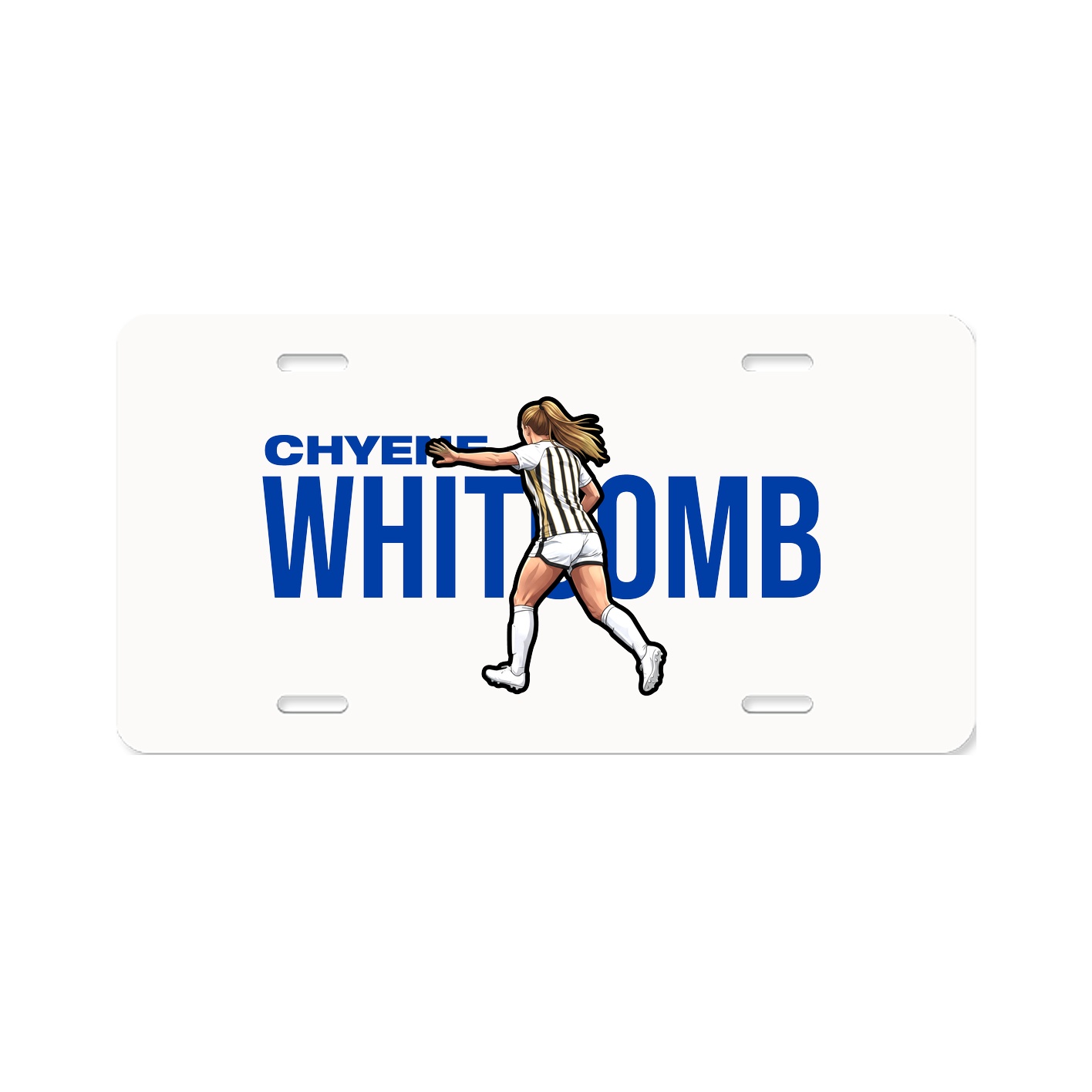 License Plate — Player Name in Classic