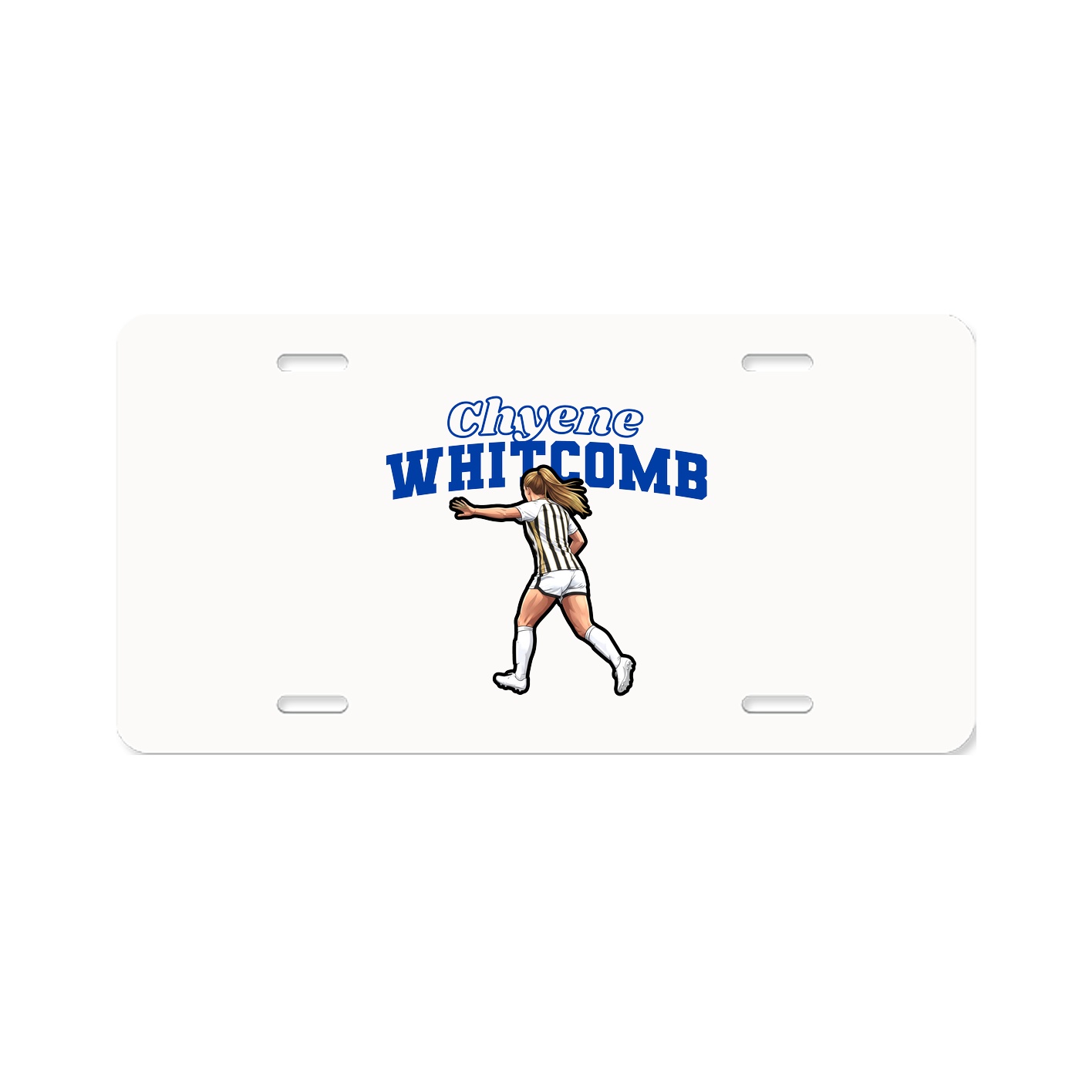 License Plate — Name Arch in Classic