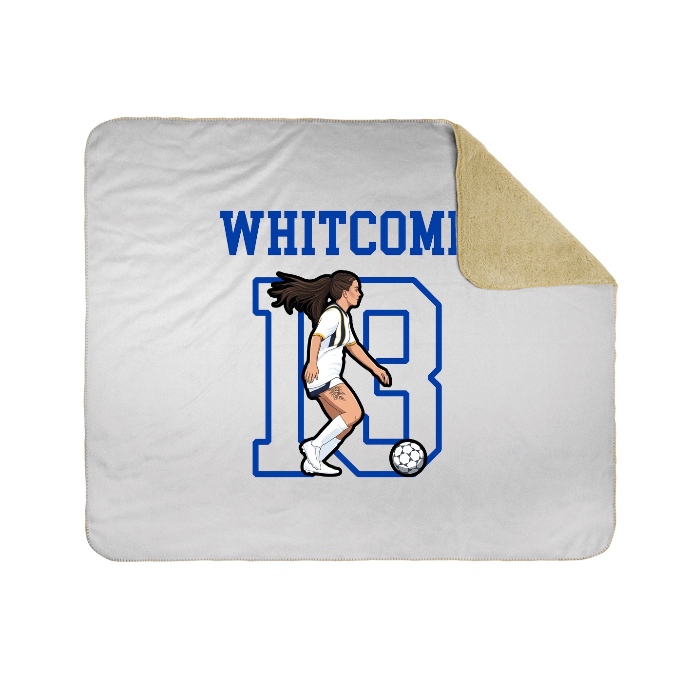 Throw Blanket — Shirsey in White