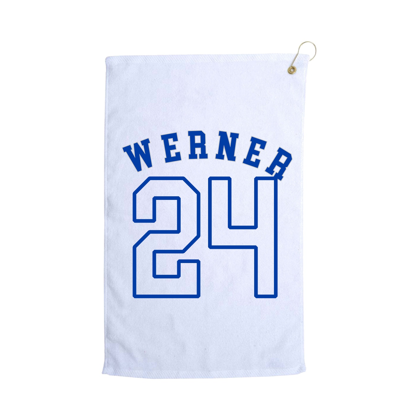 Golf Towel — Shirsey Arch in White